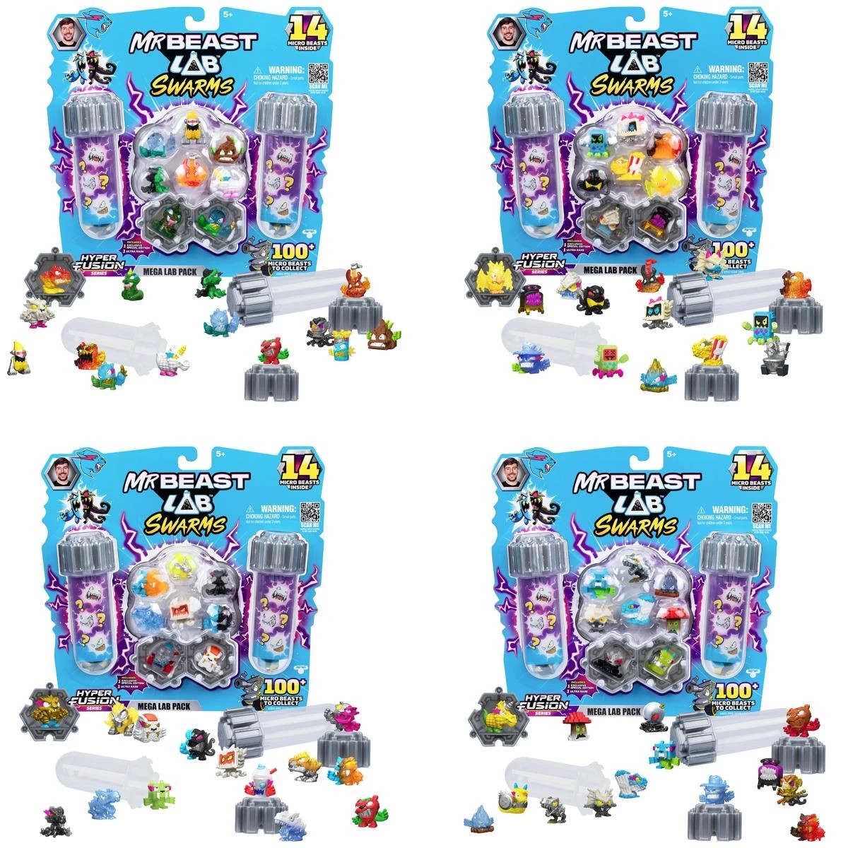 2 14 Pack MrBeast Lab Swarms S3 Mega Lab Playset - Assorted, 2 of 10
