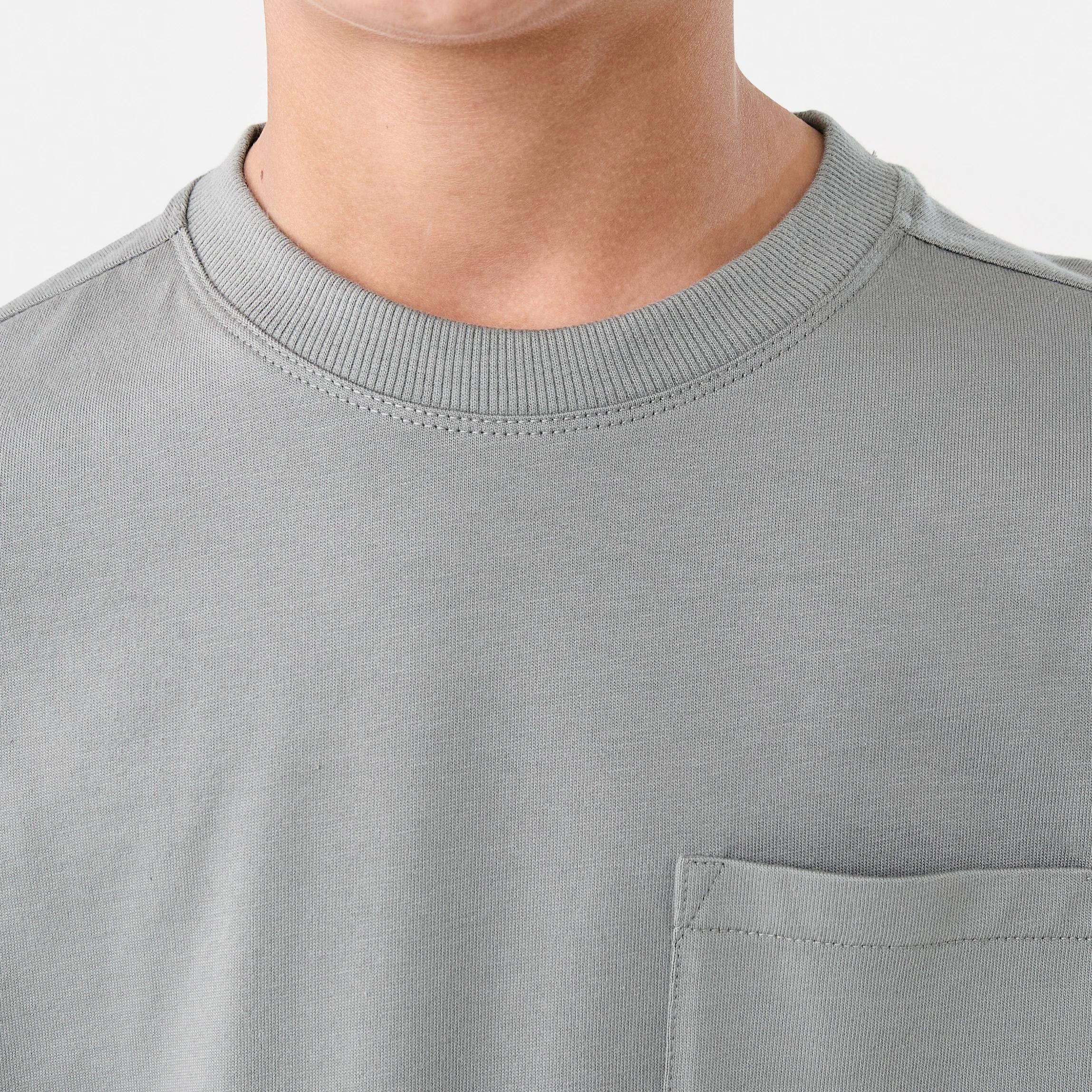 4 Short Sleeve Oversized T-shirt FADED SLATE, 4 of 8