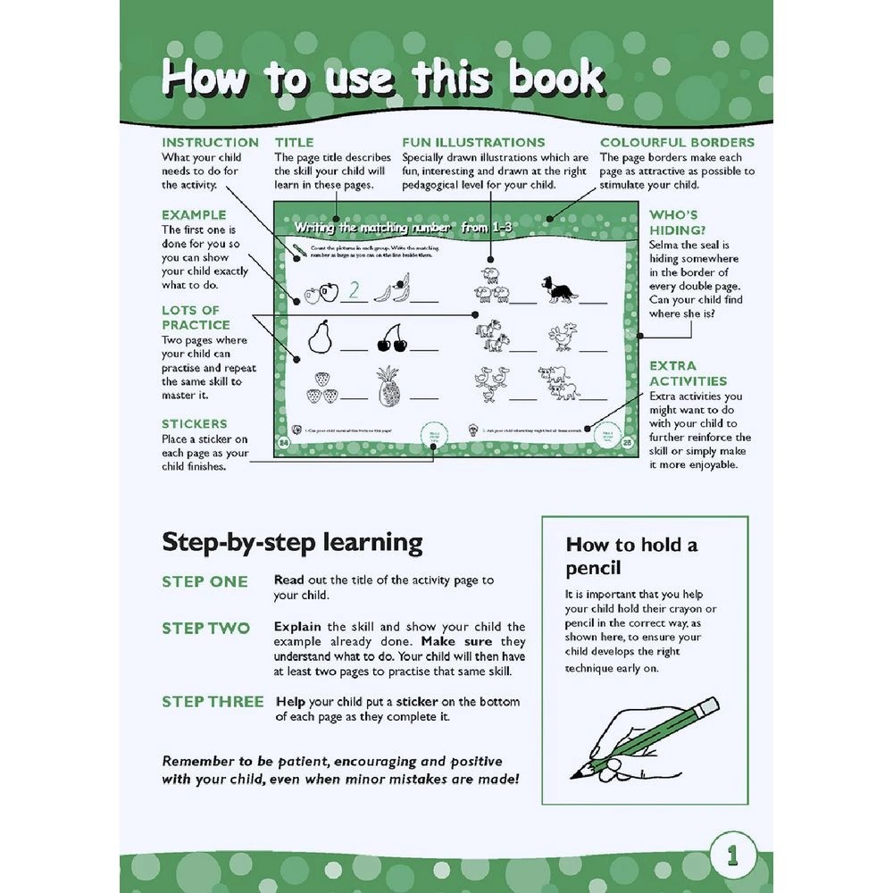 2 Excel Early Skills Maths Book 2 Numbers to 5, 2 of 4