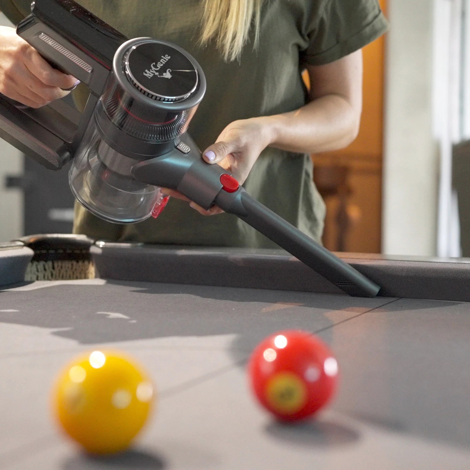 8 MyGenie X-Lite HYDRA Glide Pro Cordless Stick Vacuum Mop Lights HEPA - Blue, 8 of 10