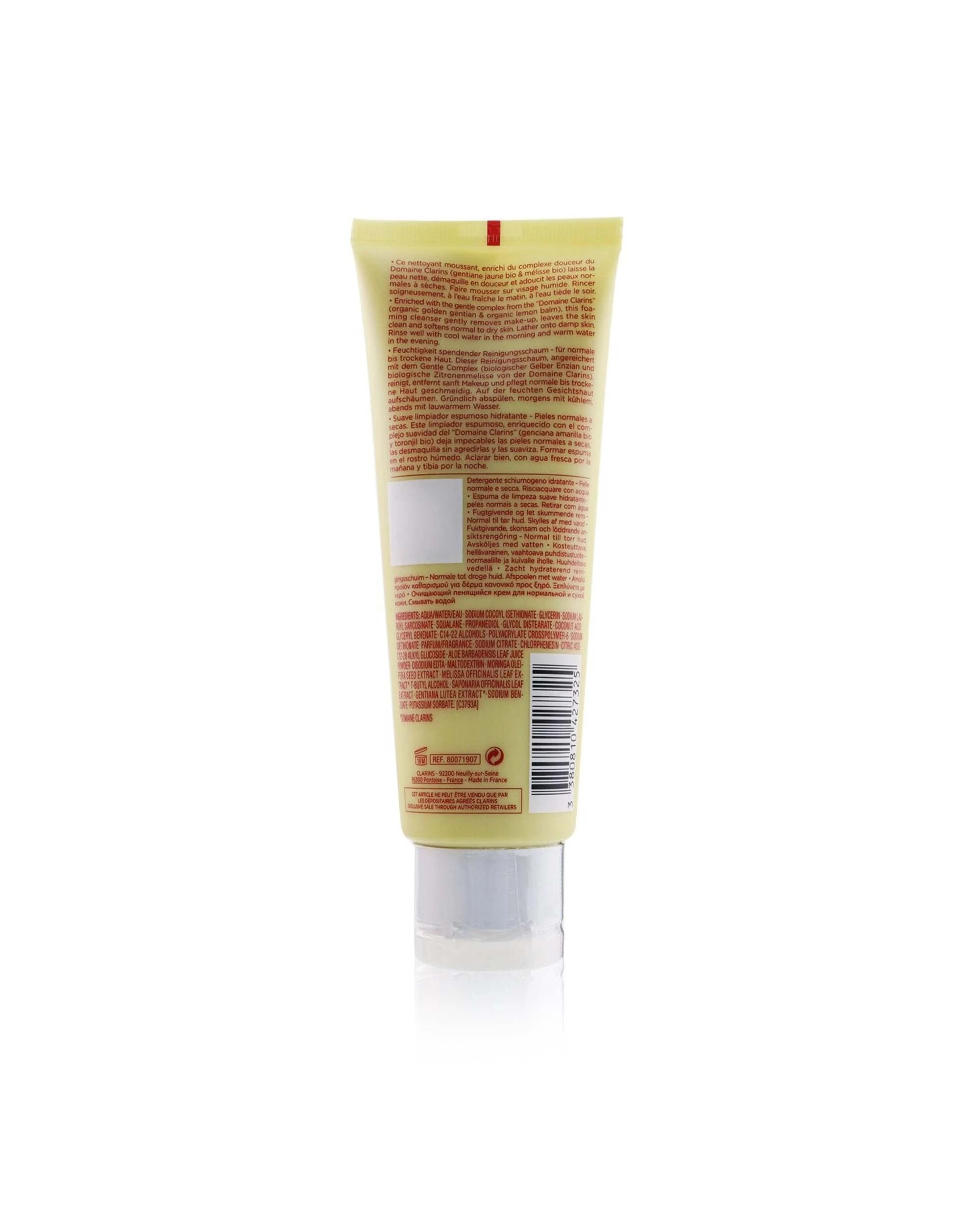 3 Clarins Hydrating Gentle Foaming Cleanser with Alpine Herbs & Aloe Vera Extracts - Normal to Dry Skin  125ml/4.2oz, 3 of 3