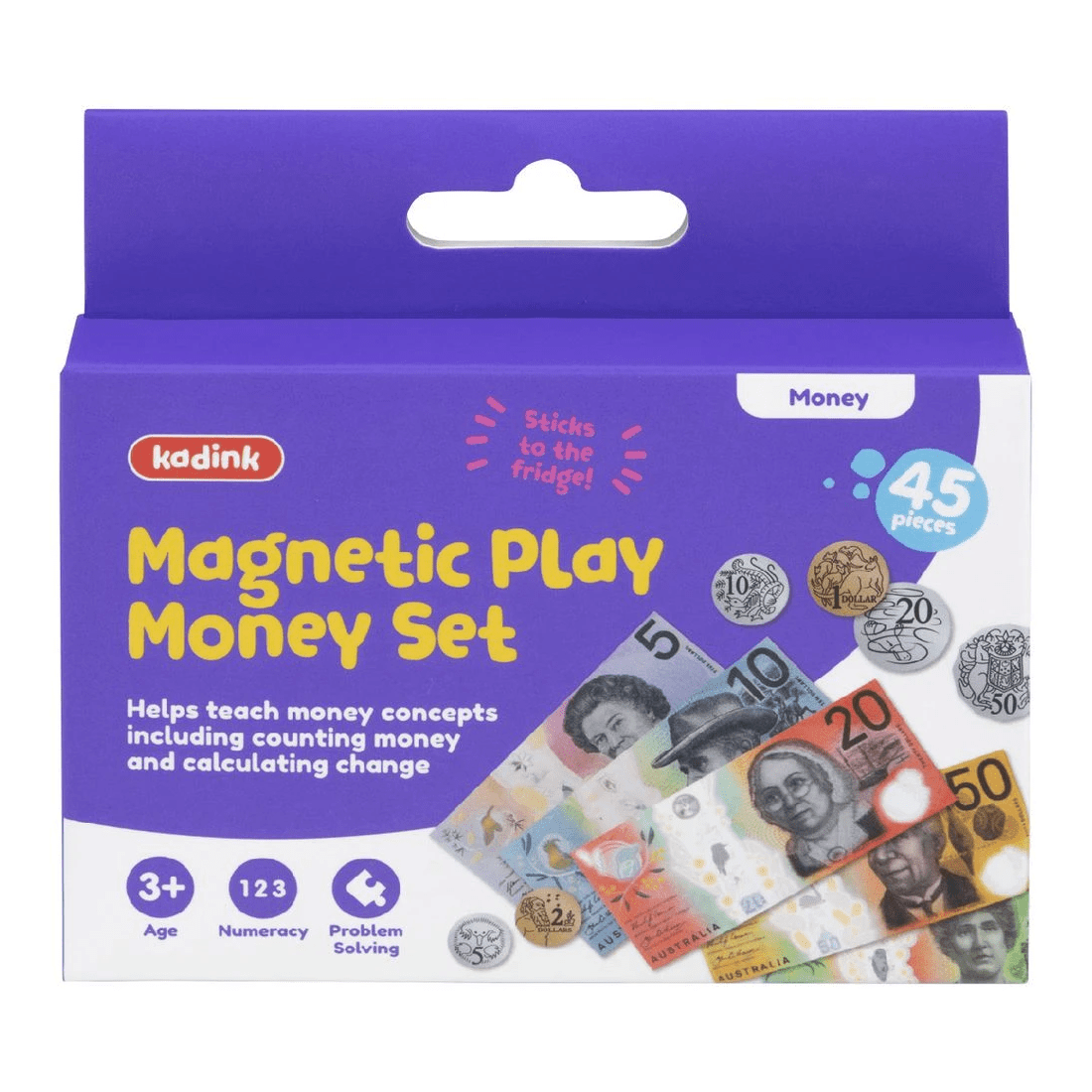1 Kadink Magnetic Play Money Set, 1 of 3