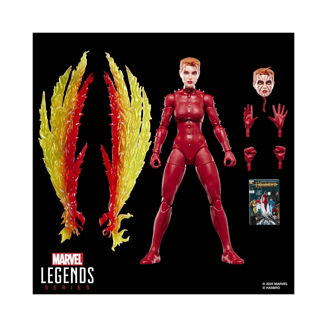 9 Hasbro Marvel Legends Series Excalibur Phoenix - Rachel Summers -  Action Figure, 9 of 10