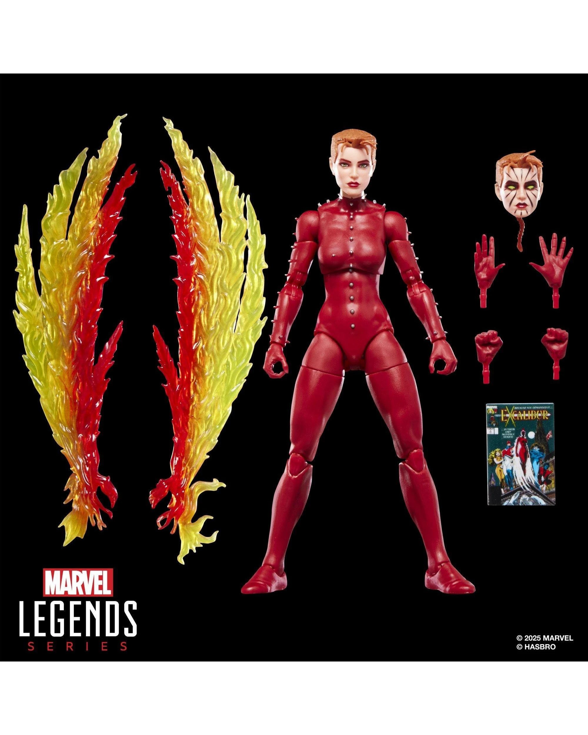 9 Hasbro Marvel Legends Series Excalibur Phoenix - Rachel Summers -  Action Figure, 9 of 10
