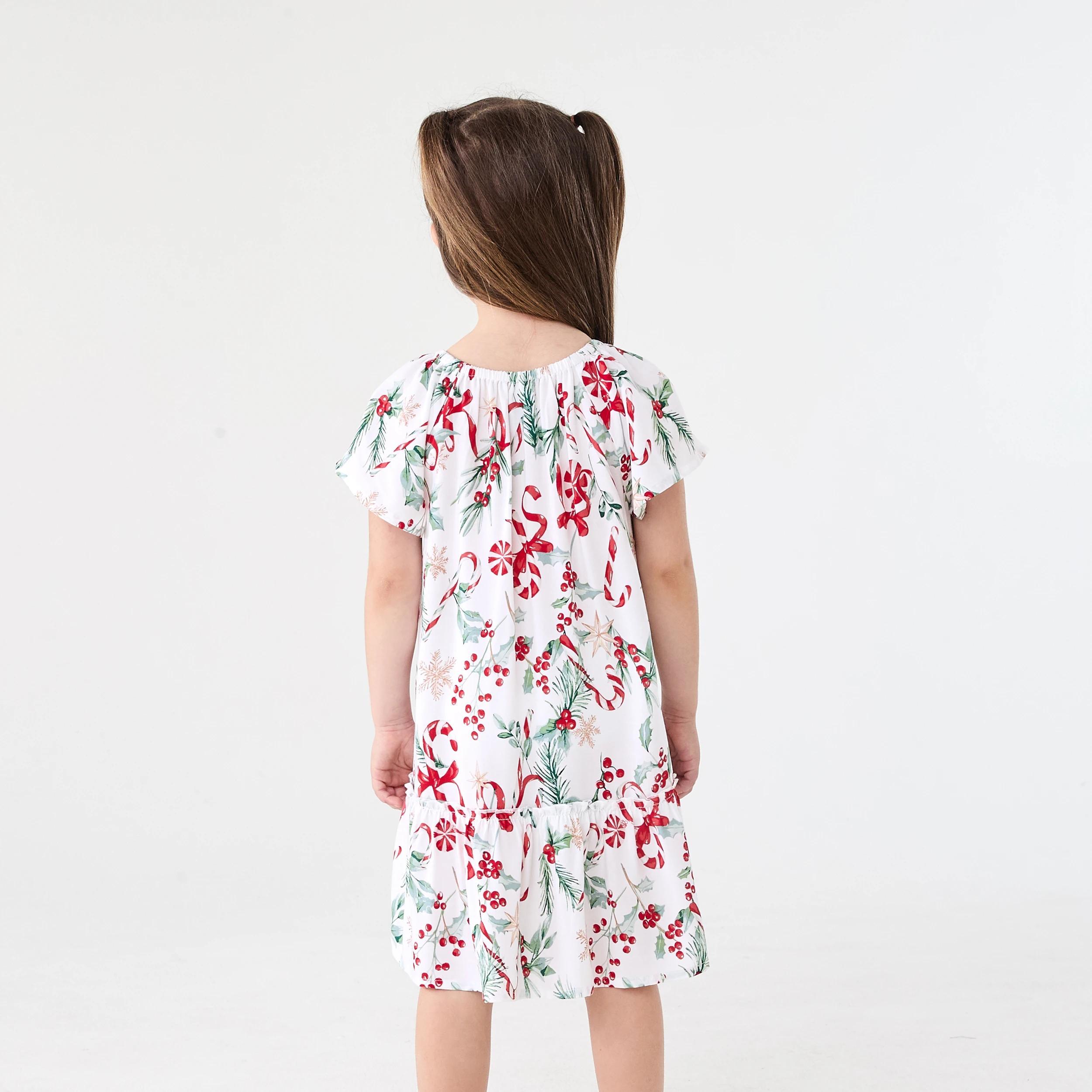 2 Christmas Viscose Dress White Cane, 2 of 8