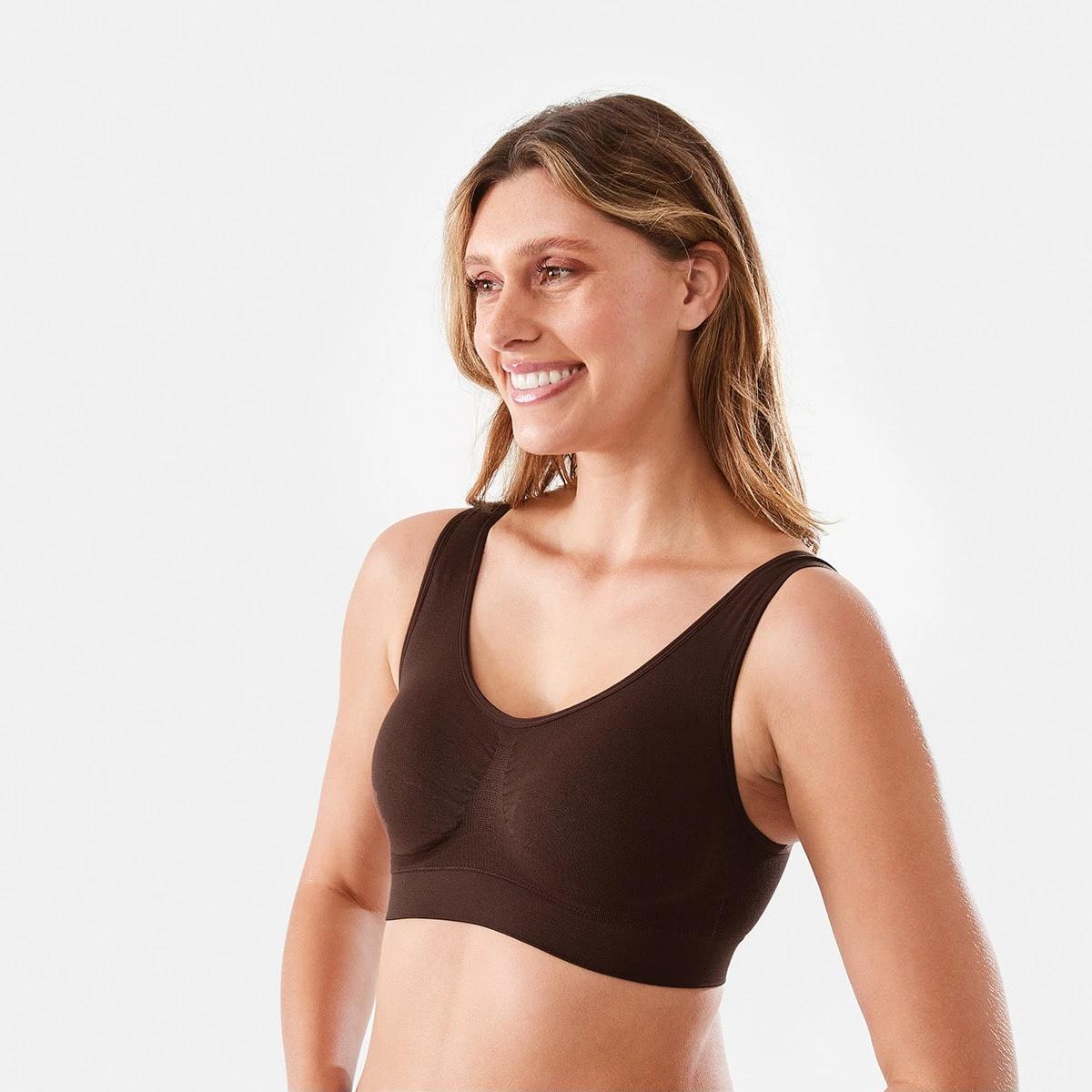5 2 Pack Wirefree Seamfree Crop SOFT CLAY, CHOCOLATE FUDGE, 5 of 10