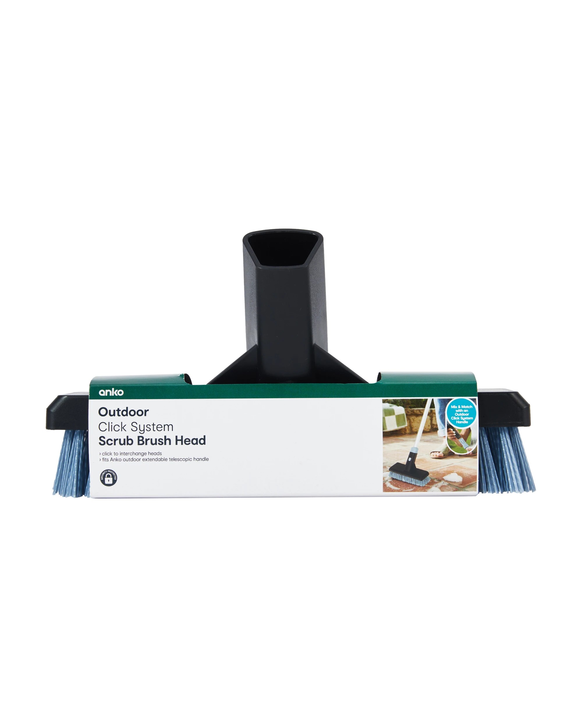 10 Outdoor Click System Scrub Brush Head - Mix & Match Click Range, 10 of 10