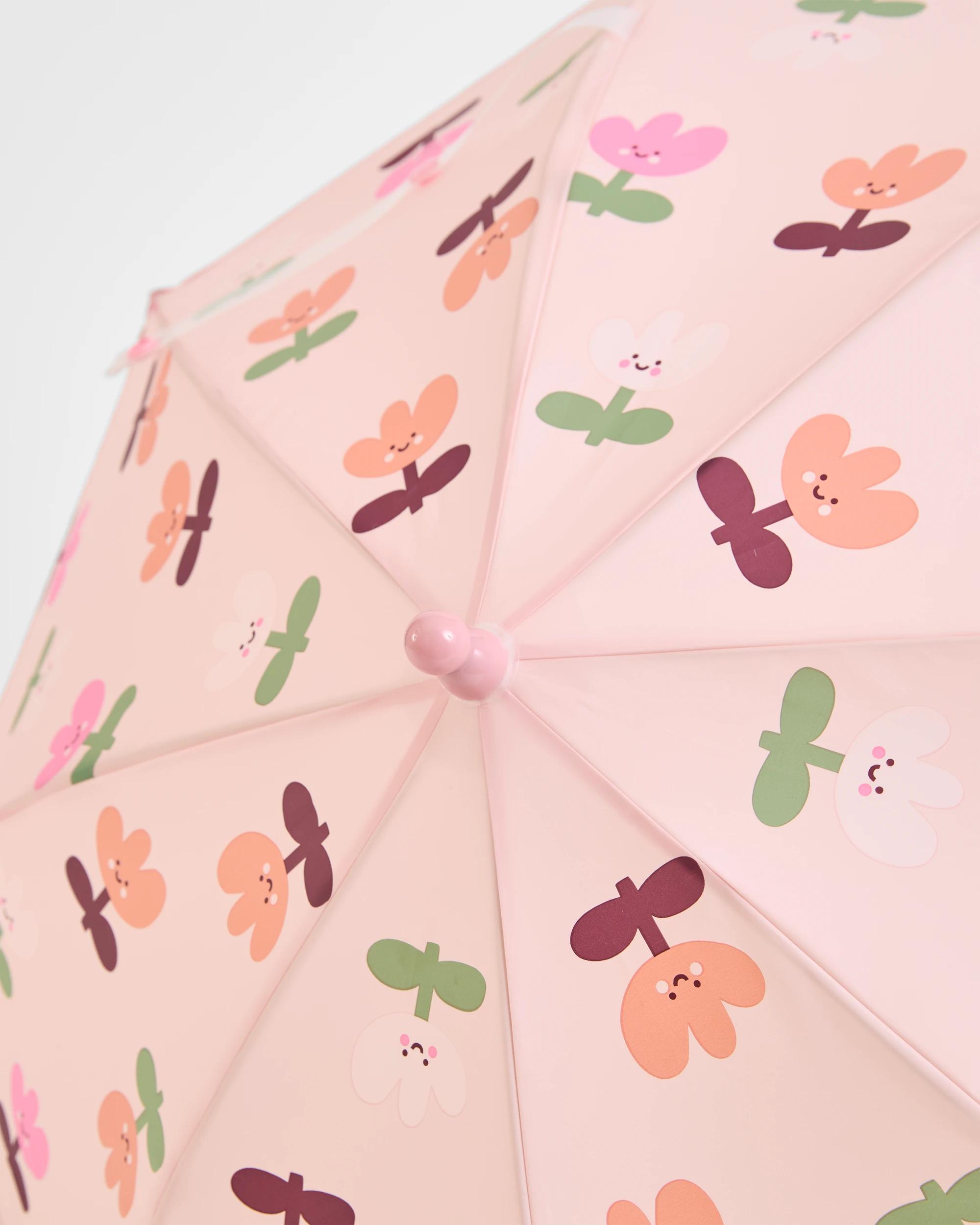 2 Target Kids Tulip Print Umbrella PINK, 2 of 3
