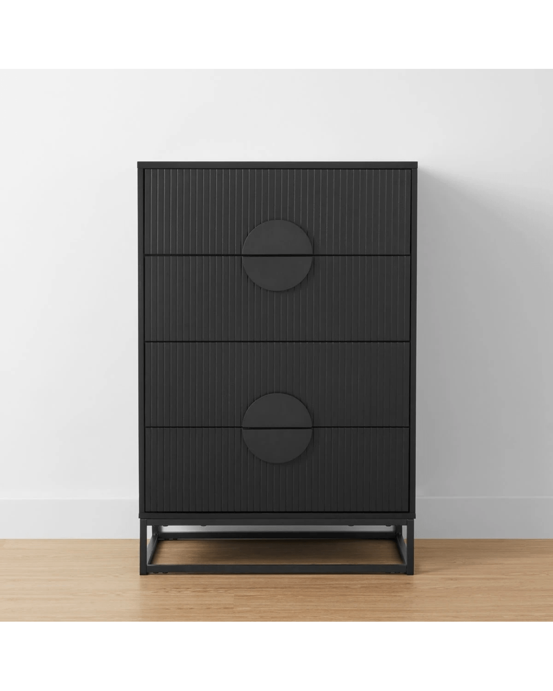 2 Stevie 4 Drawer Chest - Black, 2 of 9