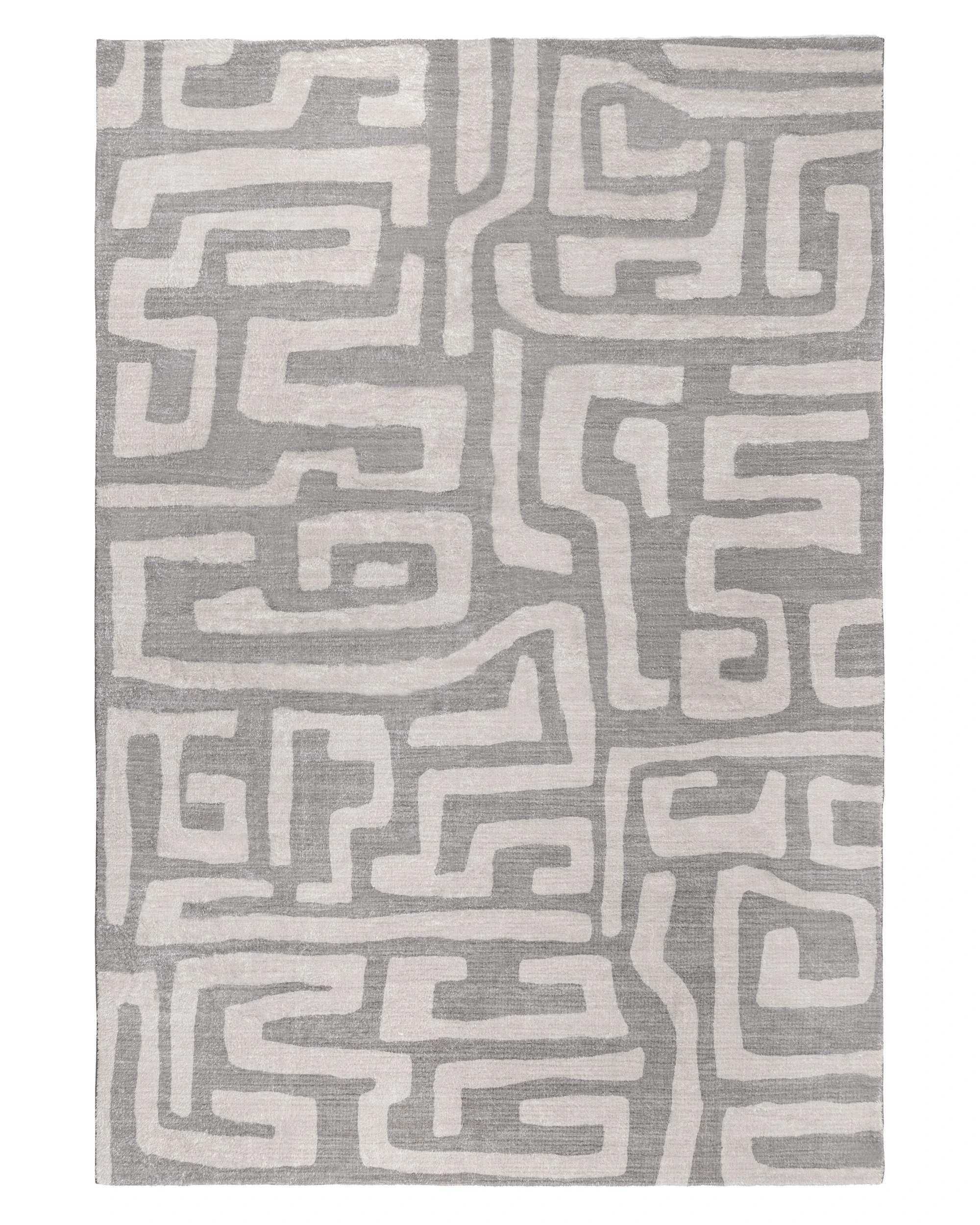 1 Loopsie Alberc Aztec Washable Rug-290cm x 200cm - Grey, 1 of 6