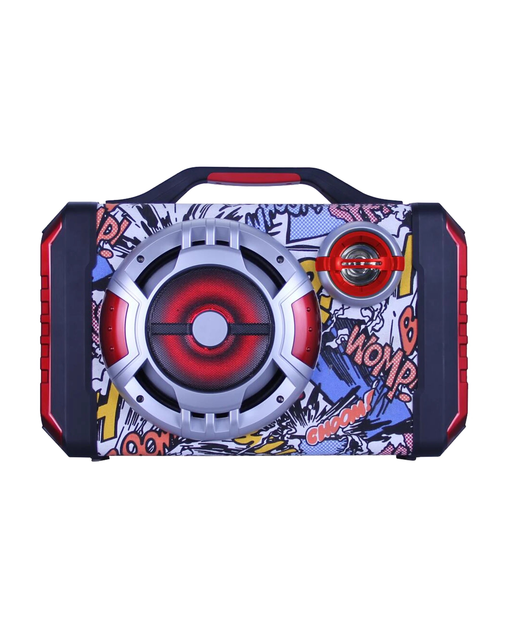 2 TODO Bluetooth Rechargeable karaoke PA Portable Speaker System  Boom Box Dual USB DJ Pa Led Light kit, 2 of 4