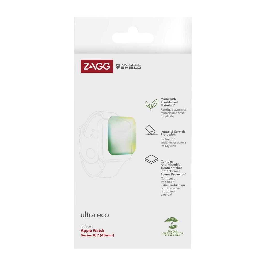 2 ZAGG FM Ultra ECO Screen Protector Apple Watch Series 9 45mm, 2 of 2