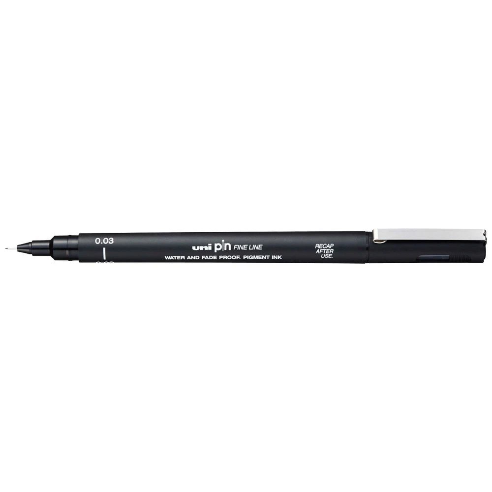 1 Uni Pin Fineliner 0.03 mm Black, 1 of 2