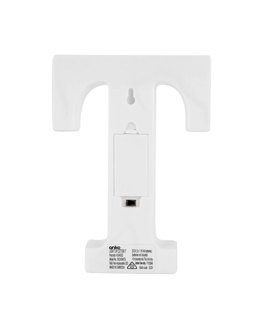 3 Light Up Letter - T, 3 of 5