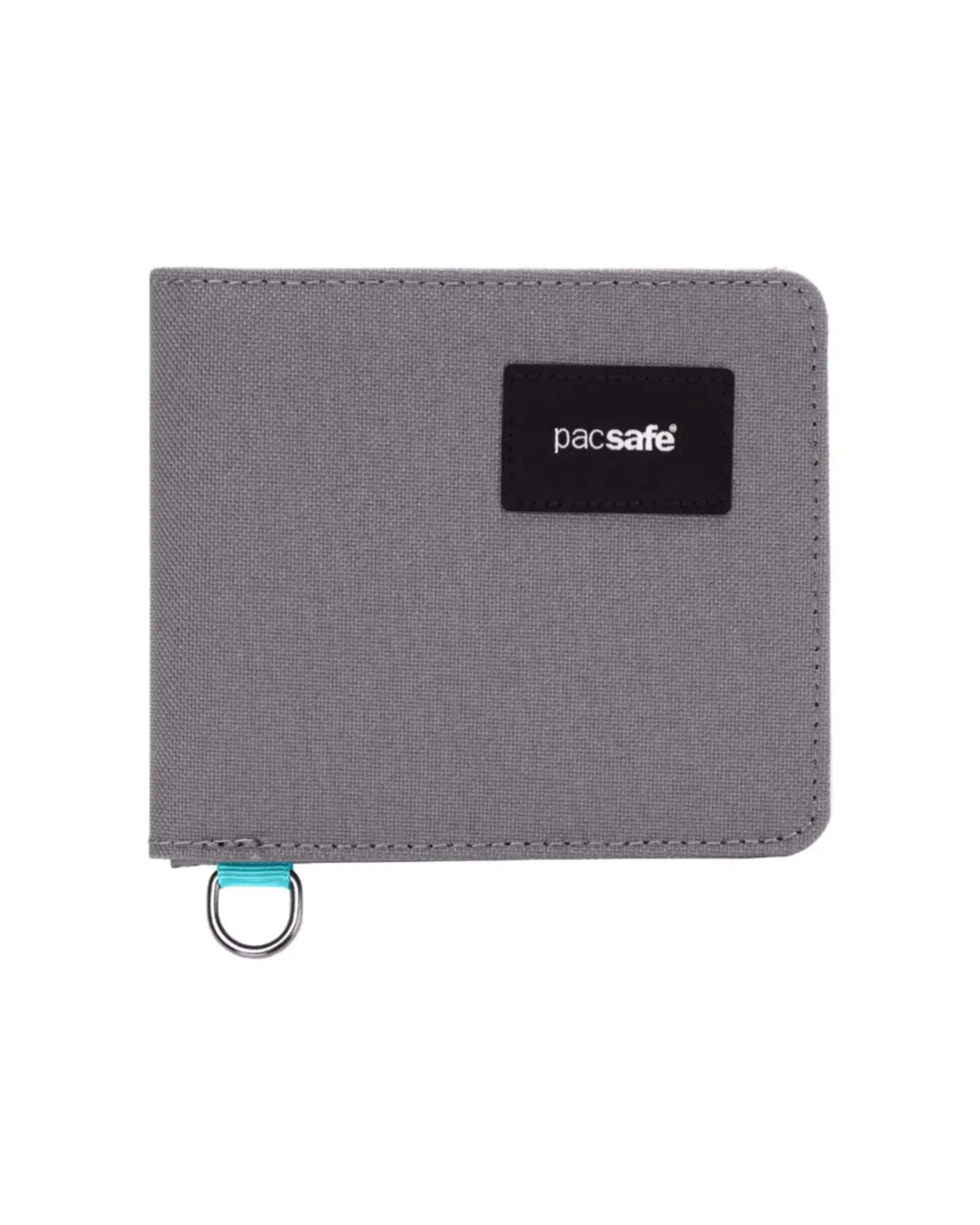3 Pacsafe RFIDsafe Bifold Wallet RFID Blocking Recycled Slim Profile Stone - Red, 3 of 8