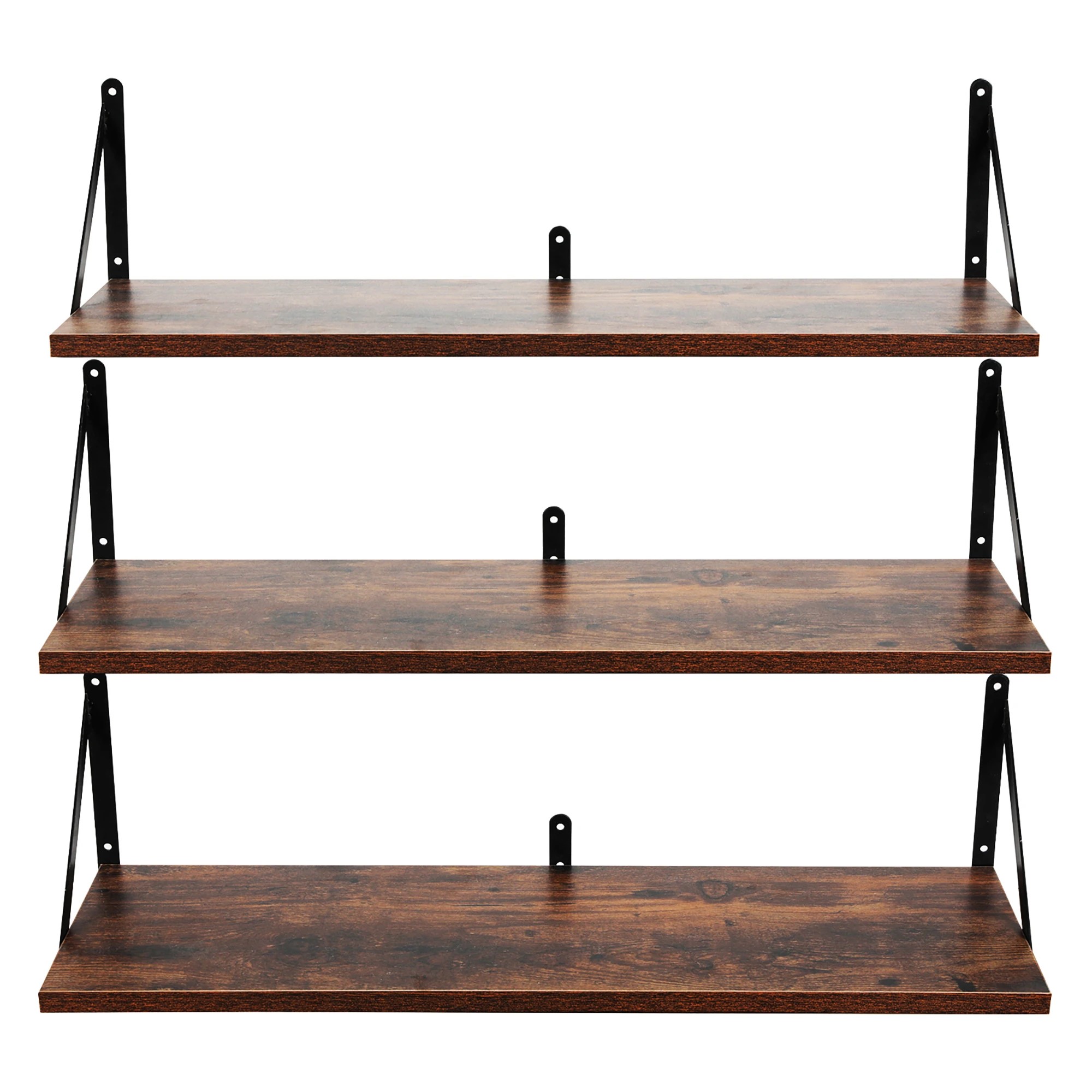 2 Levede Floating Shelves 3 Pcs Wall Mounted Rustic Storage Display Rack Bedroom, 2 of 8