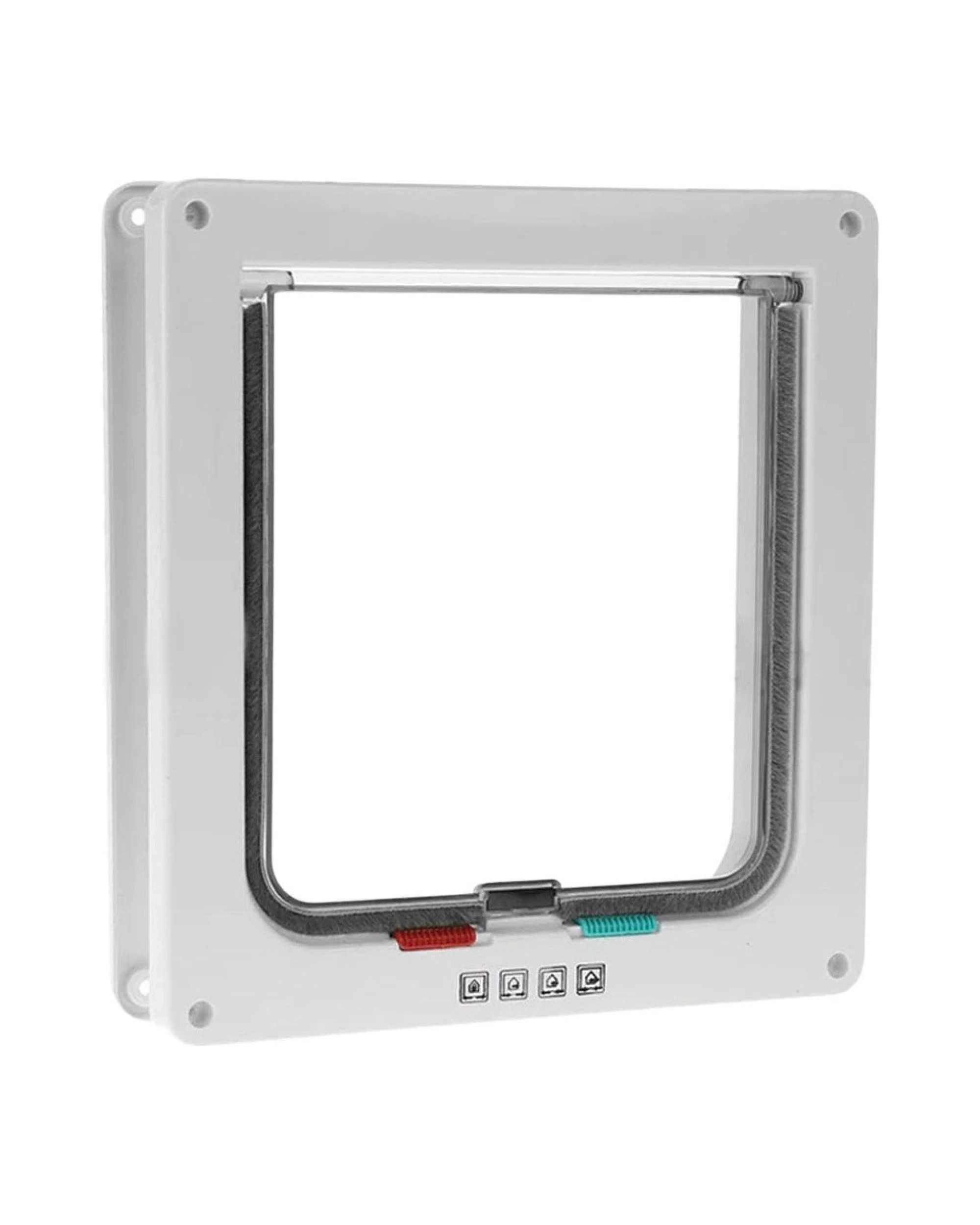 1 Four Way Pet Door - White, 1 of 7