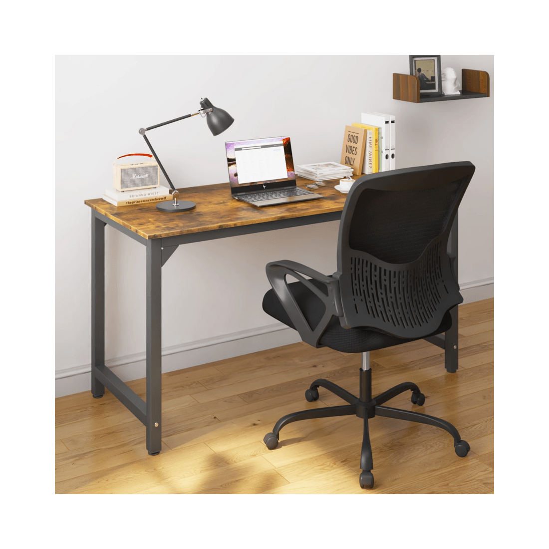 8 Advwin Computer Desk Home Office Table Study Laptop Desks 120cm, 8 of 9