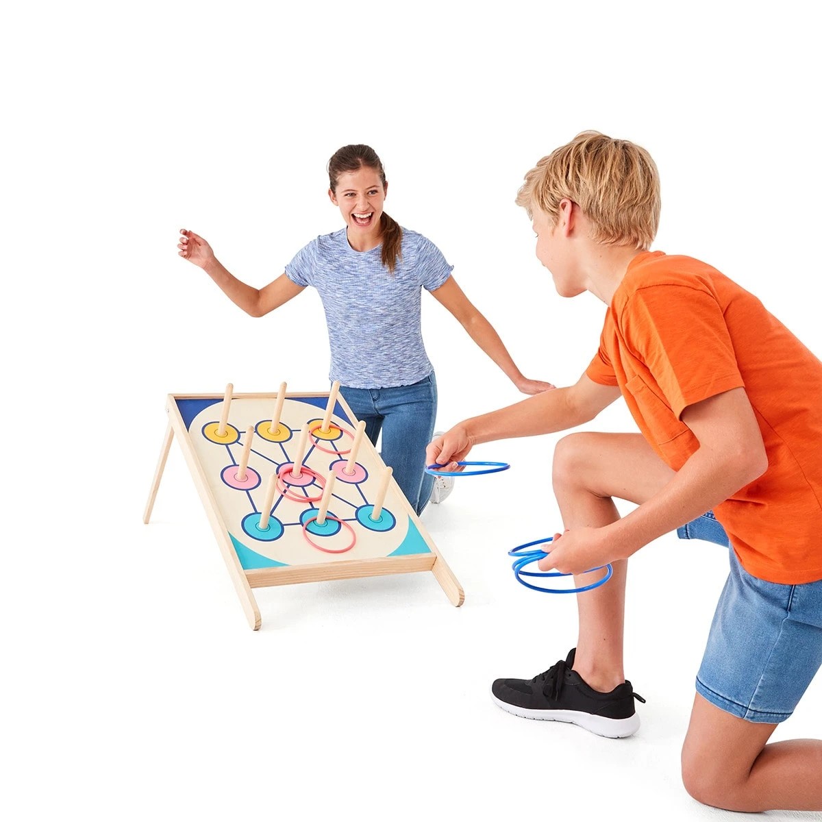 1 Wooden Ring Toss, 1 of 9