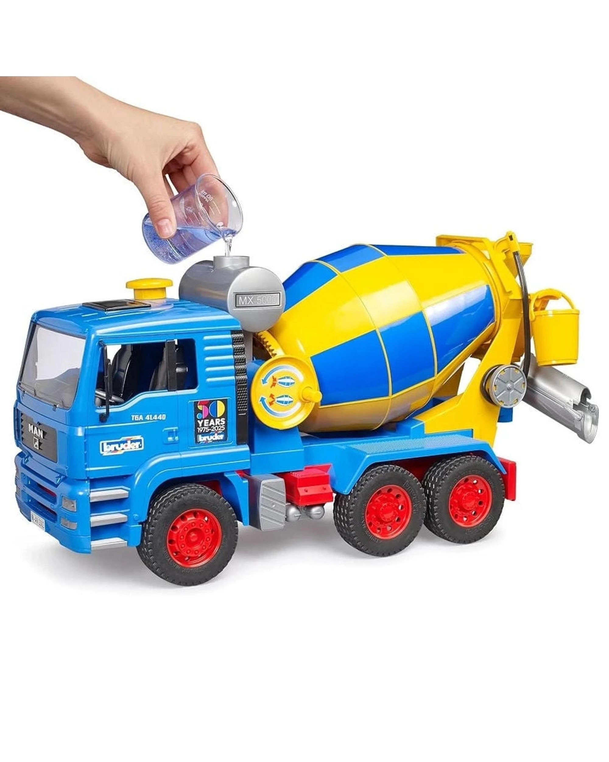 4 Bruder 50th Anniversary Man TGA Cement Mixer Truck, 4 of 6