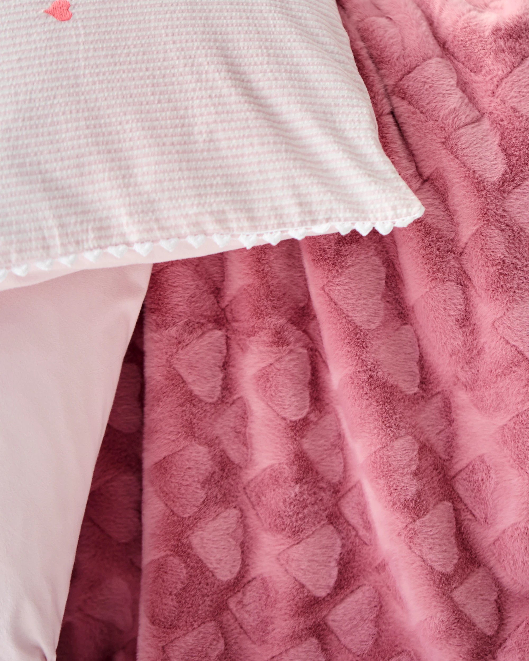 4 Target Brooke Embroidered Hearts Cotton Quilt Cover Set - Double Bed - Purple, 4 of 8