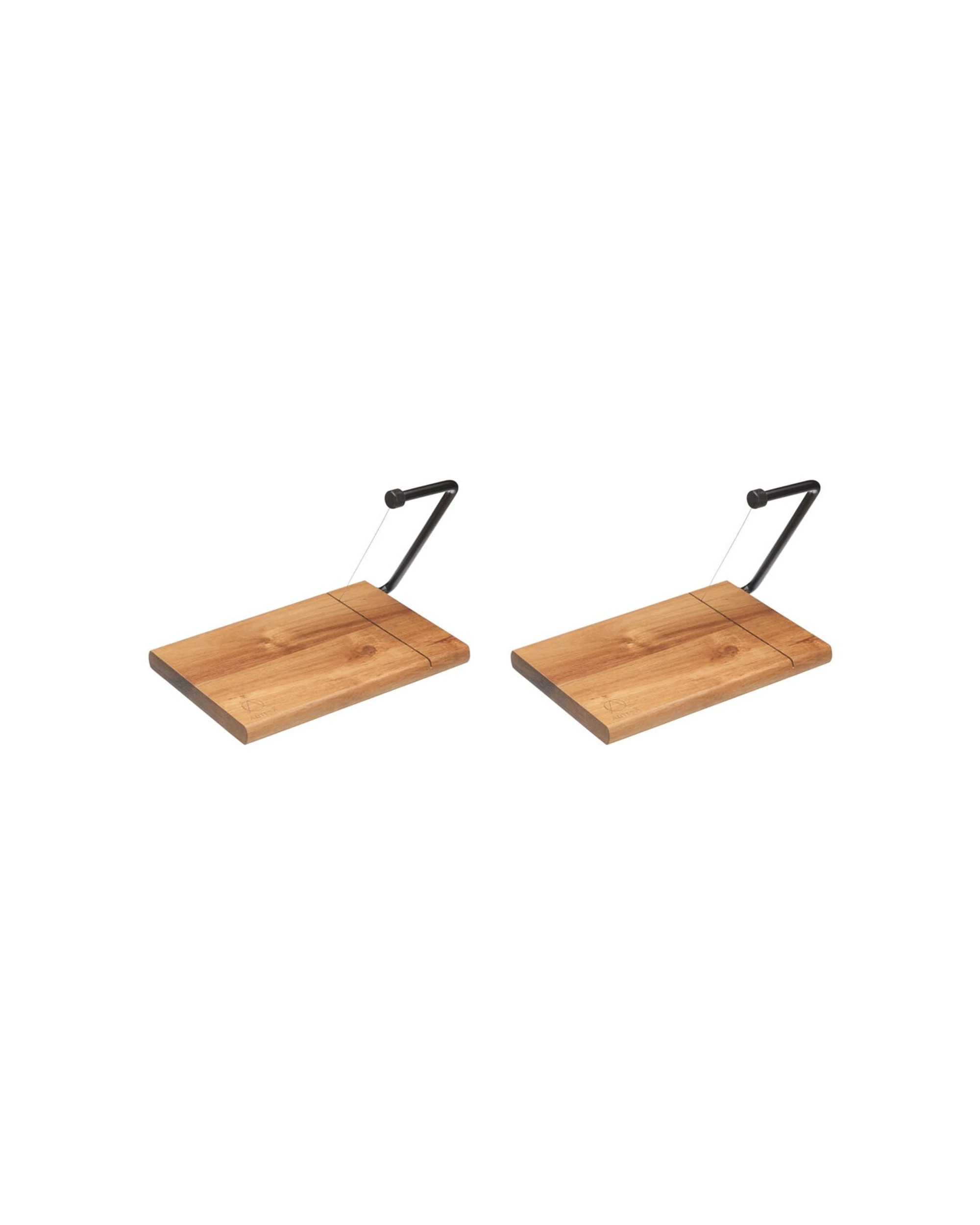 1 Artesa 2PK Traditional Wire Cheese Slicer With Wooden Board For Entertaining - Natural, 1 of 5