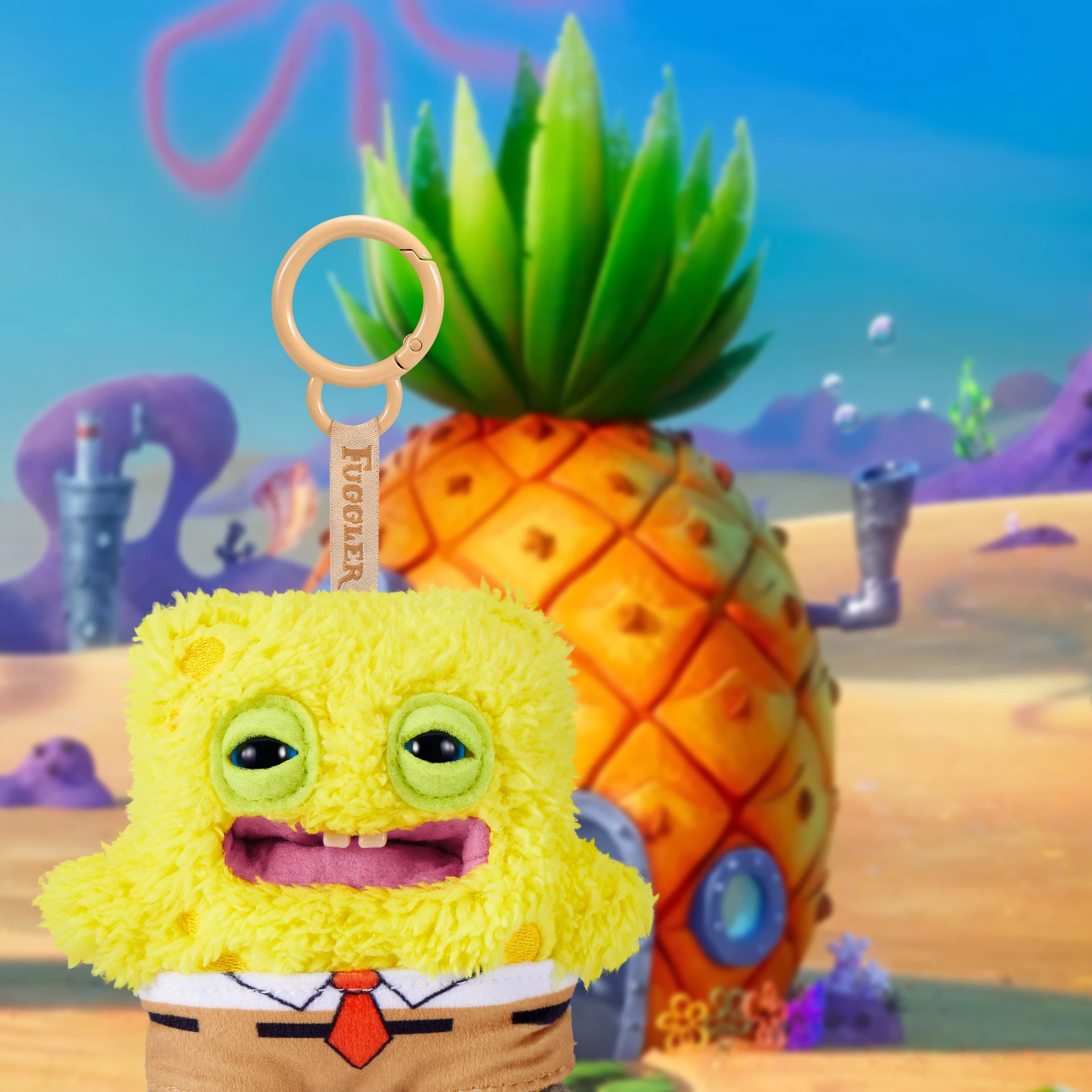 2 Fuggler SpongeBob Keyring - Assorted, 2 of 6