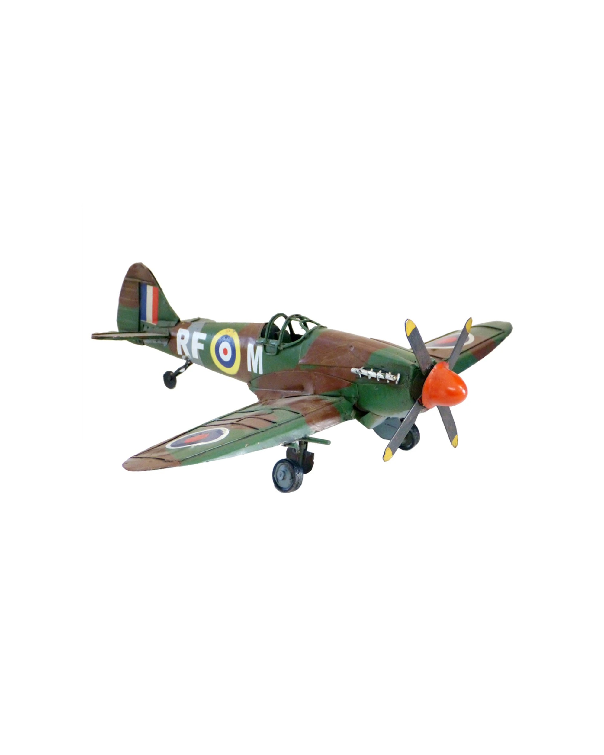 1 Boyle Metal Ornament Home Decor Collectible 1941 Spit Fire Plane 30.5x33x12.5cm - Multi, 1 of 4