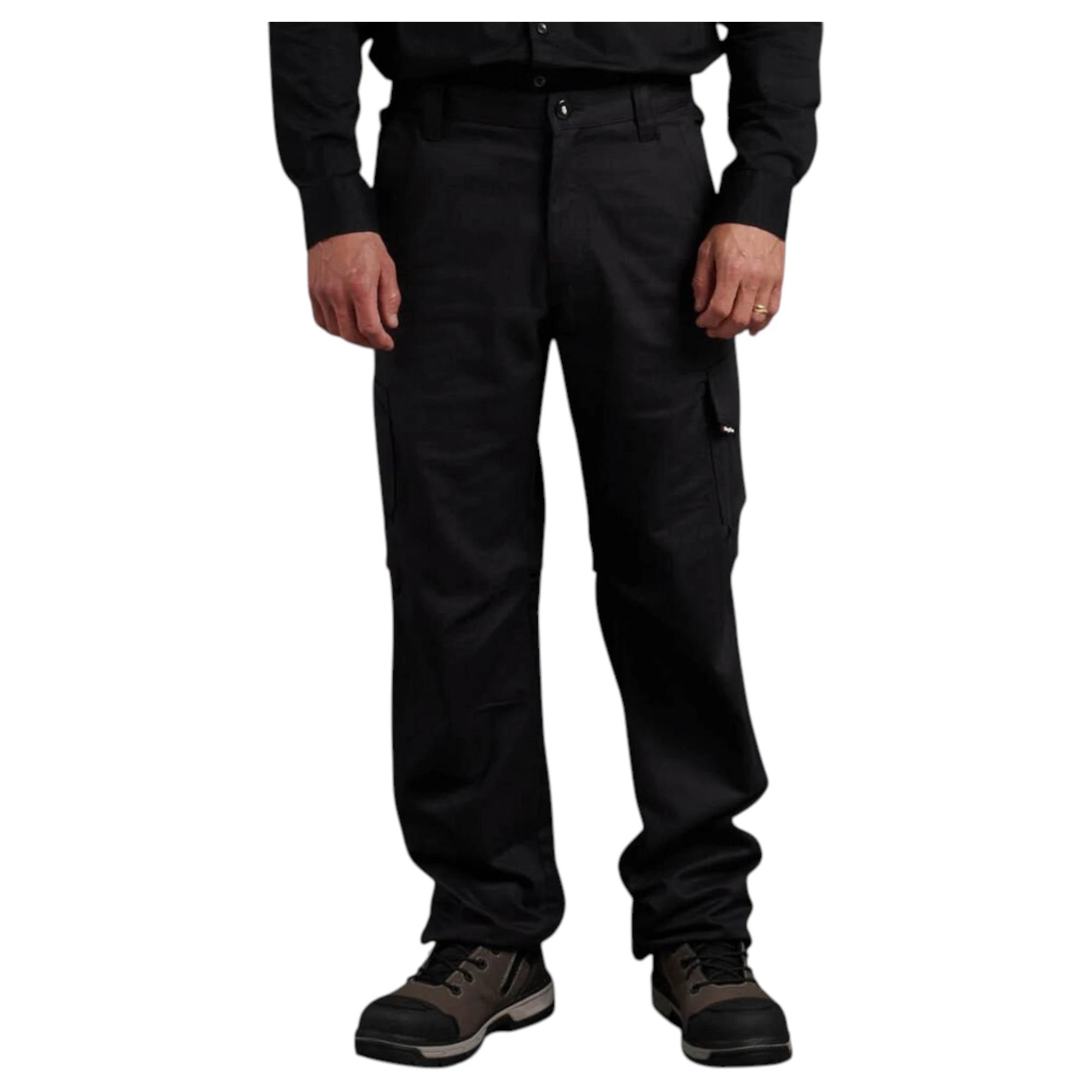 2 KingGee Mens Workcool 2 Lightweight Ripstop Work Pants BLACK, 2 of 10