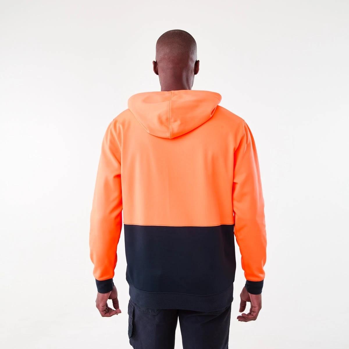 3 Hi-Visibility Pullover Hoodie Orange, 3 of 6