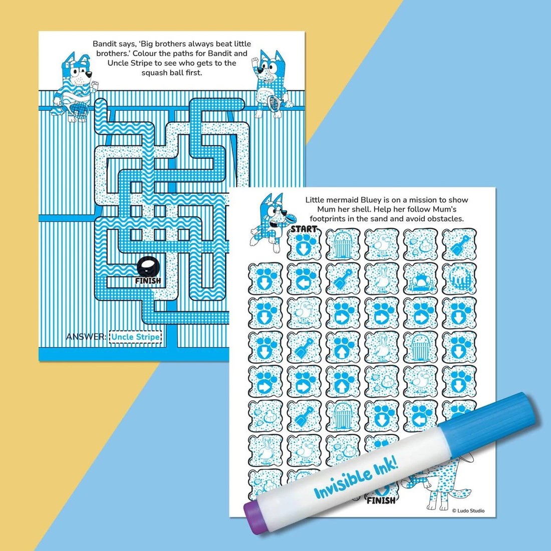 3 INKredibles Bluey Invisible Ink! Game Book, 3 of 10