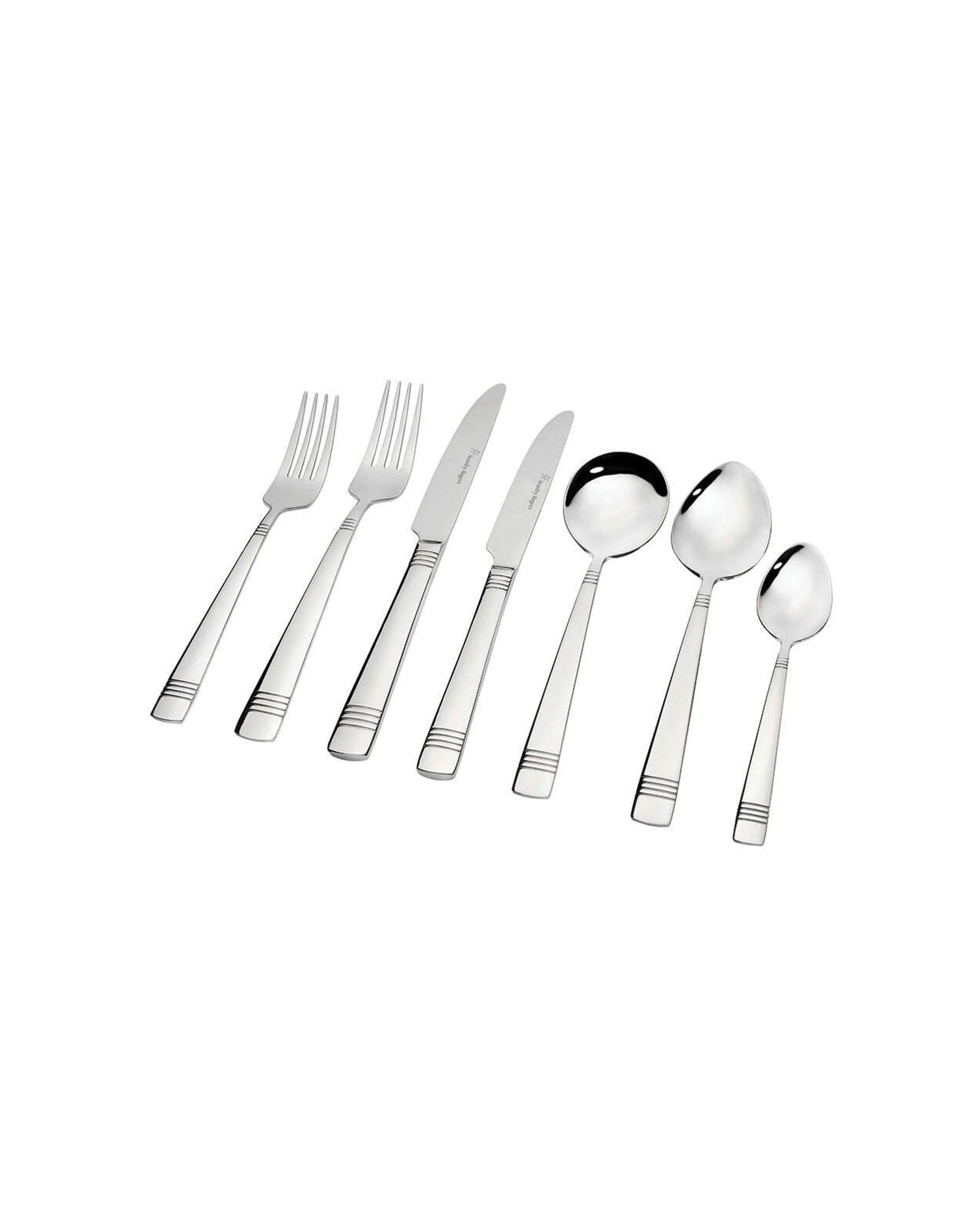 2 56pc Stanley Rogers Oxford Stainless Steel Cutlery Family Tableware Party Set
 - Silver, 2 of 4