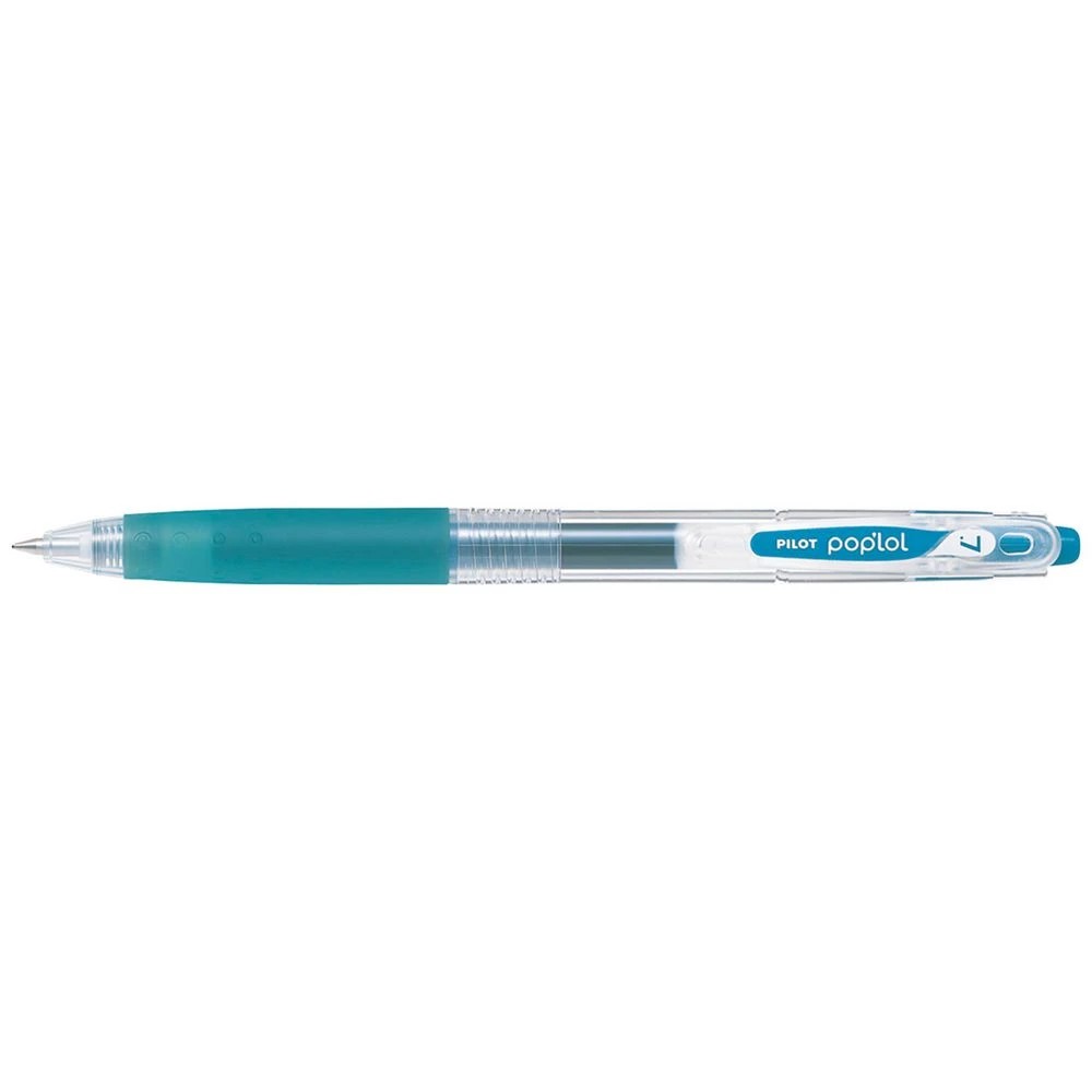 1 PILOT Pop'Lol Gel Pen 0.7mm Turquoise Green, 1 of 1
