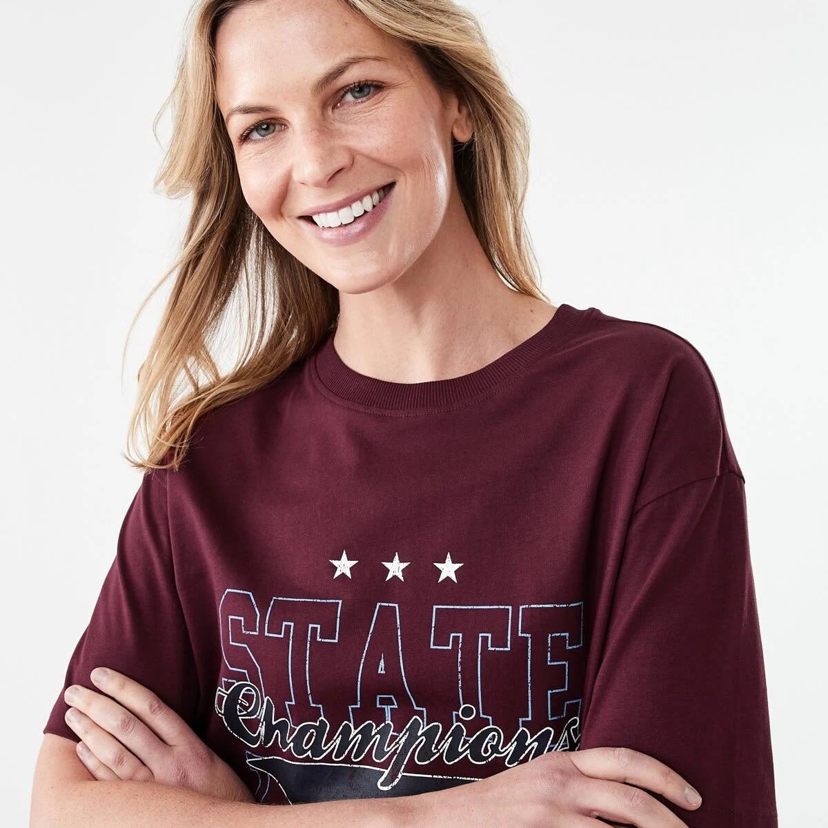 4 Short Sleeve Oversized Boyfriend T-shirt Arizona2, 4 of 5