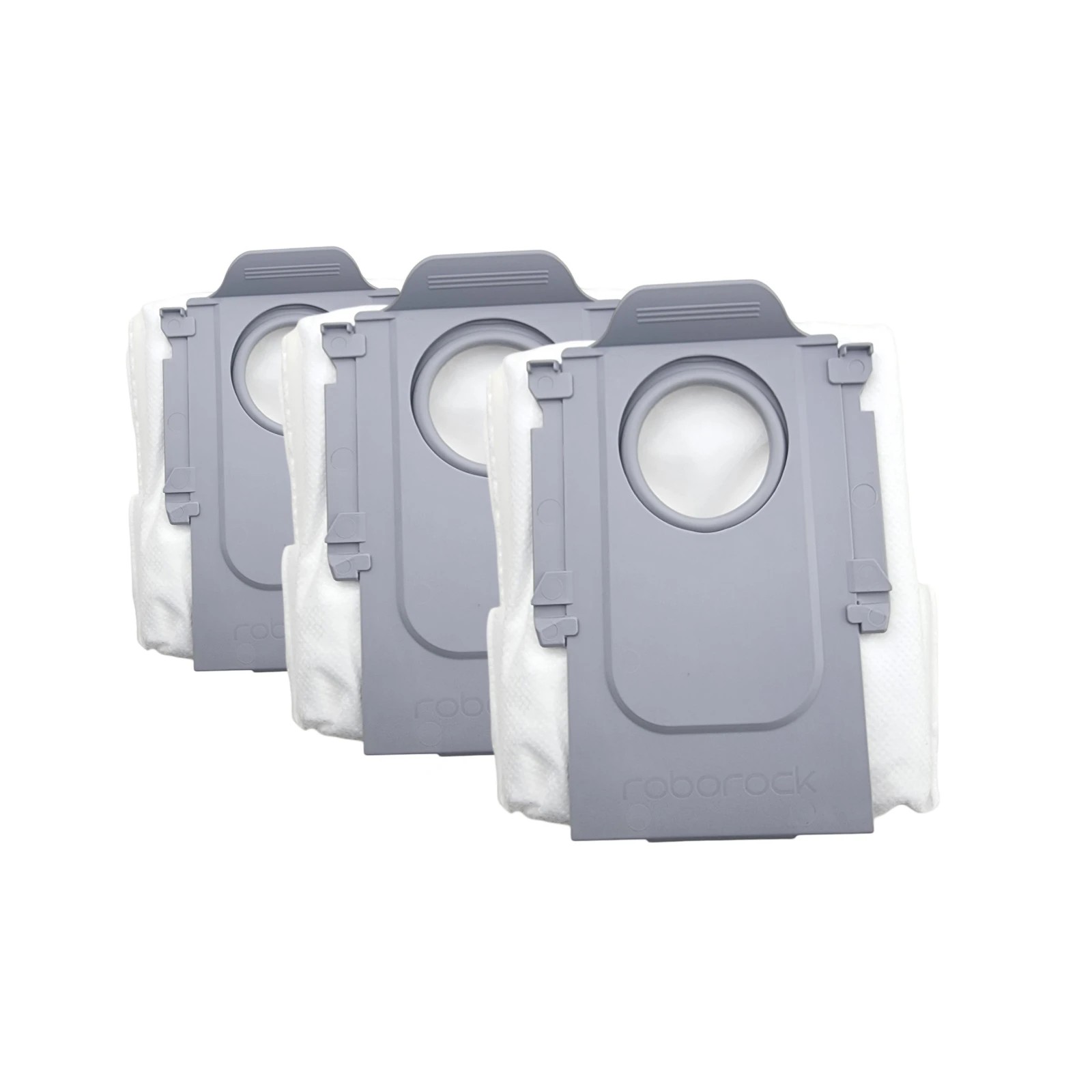 1 Roborock 3pk Dust Bags For S8, Qrevo & Saros Series Robot Vacuums - White, 1 of 3