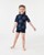 NAVY OUTLINED DAISY