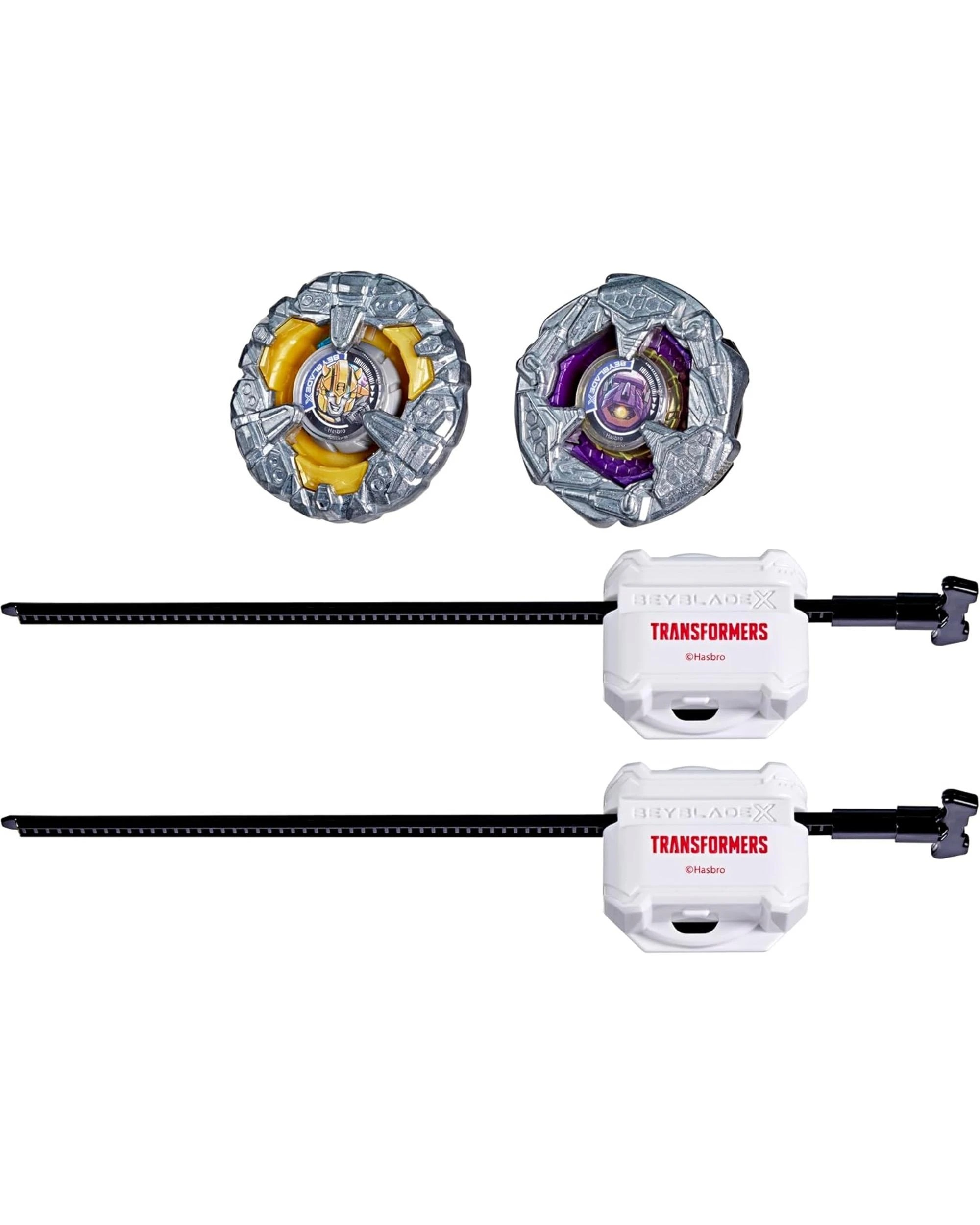 8 Beyblade X Transformers Collaborative Bumblebee 3-60GP vs Shockwave 5-80O, 8 of 9