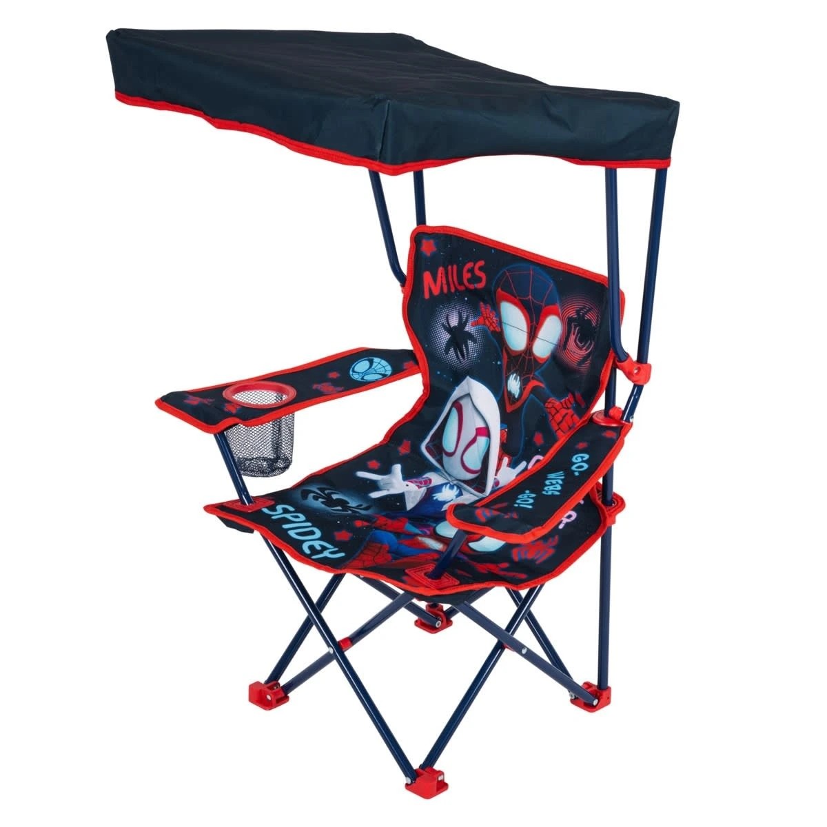 1 Disney Junior Marvel Spidey and His Amazing Friends Camping Chair with Canopy, 1 of 6