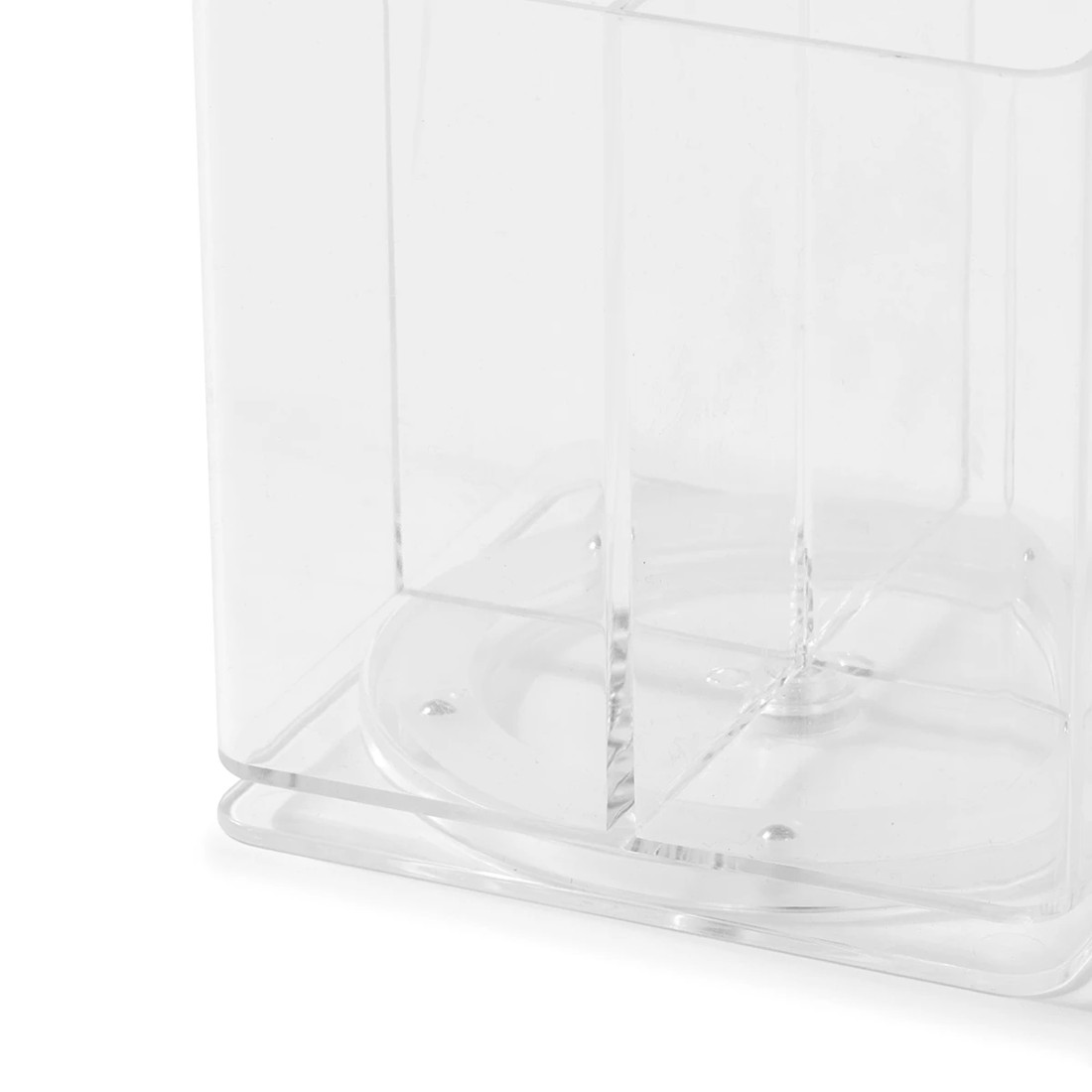 4 Plastic Spinning Organiser - Clear, 4 of 4