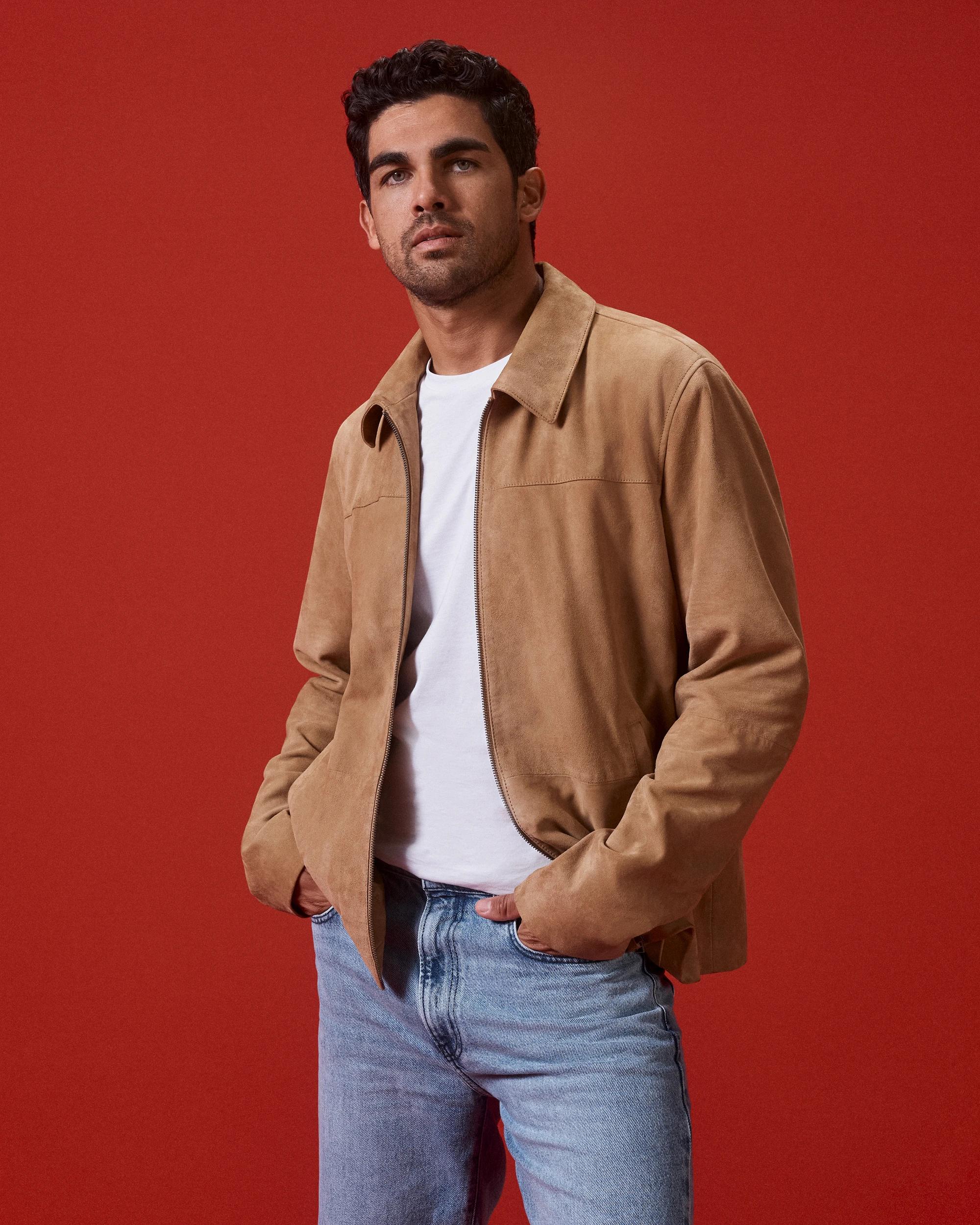 8 Genuine Suede Jacket - Preview CAMEL, 8 of 8