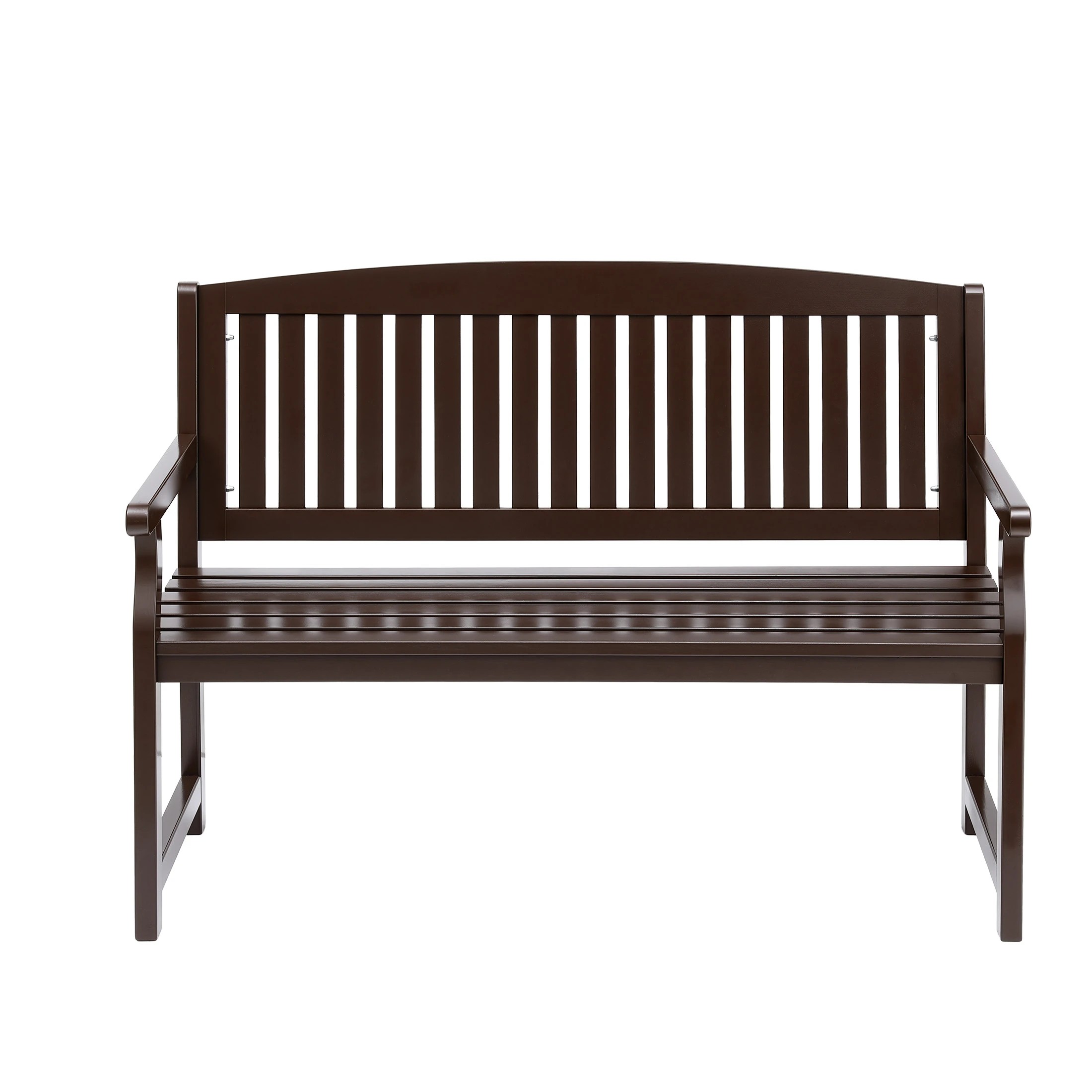2 Gardeon Outdoor Garden Bench Wooden 2 Seater Lounge Chair Patio Furniture - Brown, 2 of 7
