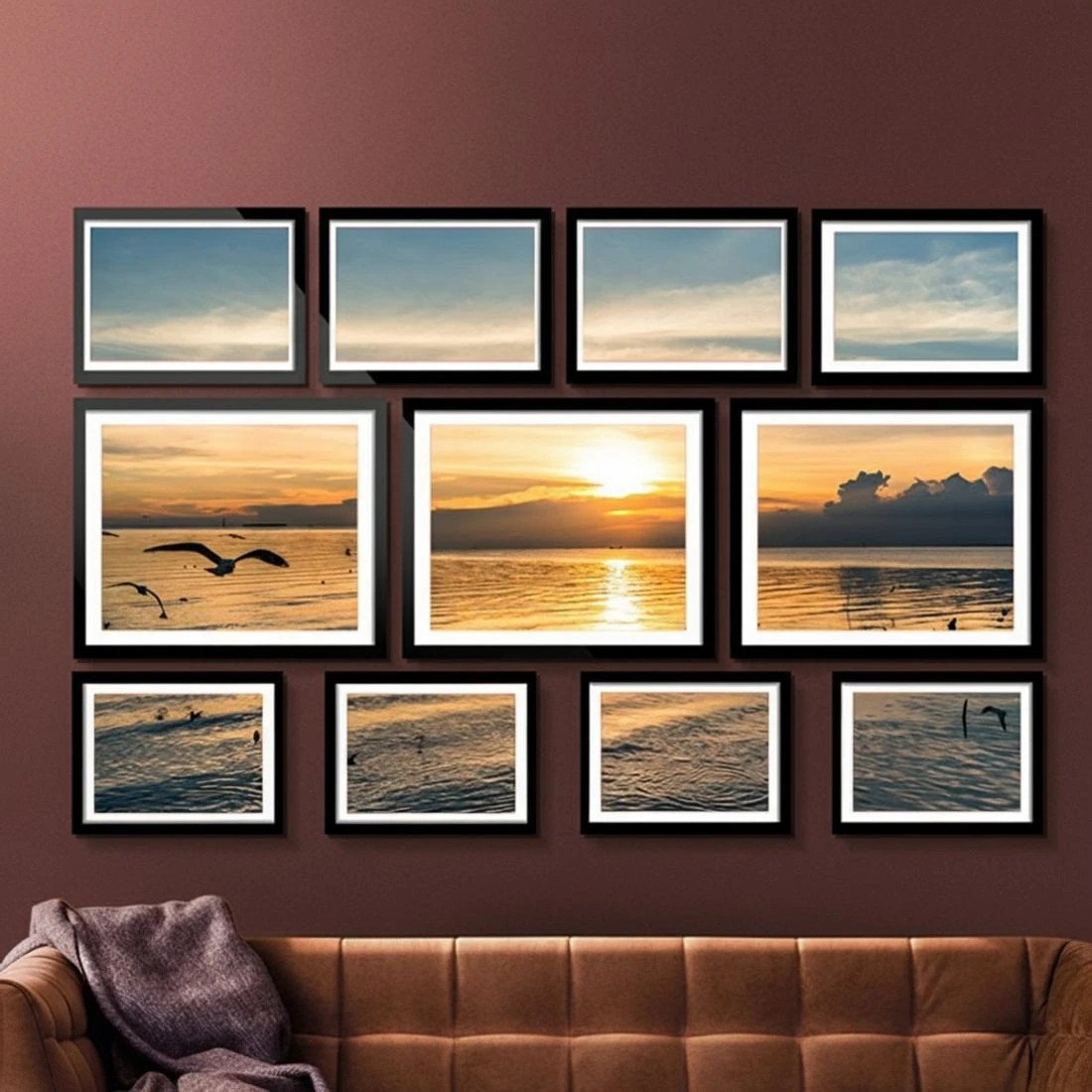 6 Artiss Photo Frames Art Holder 11PCS 5x7" 6x8" 8x10" - Black, 6 of 7