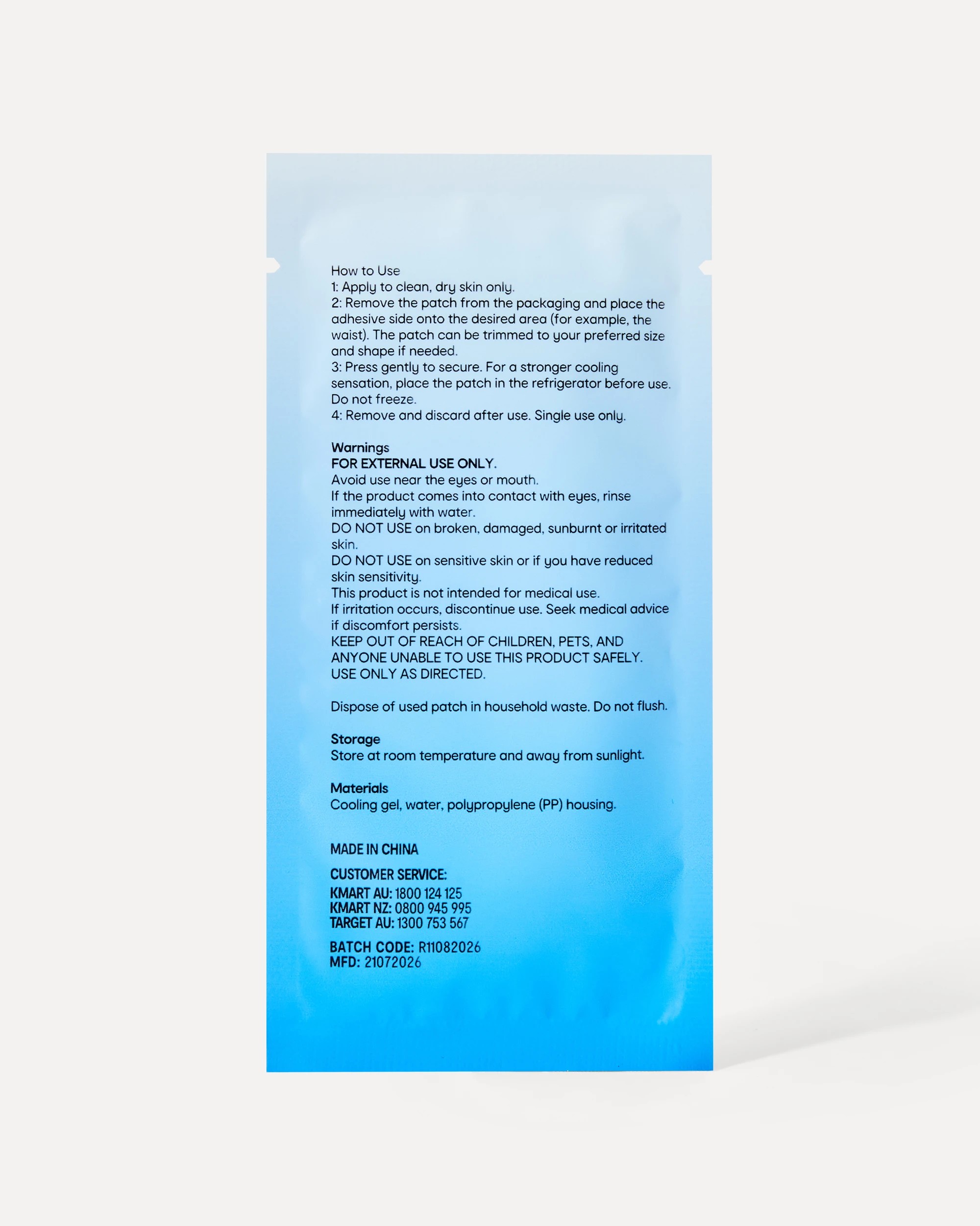 4 OXX Essentials 10 Pack Cooling Patches, 4 of 5