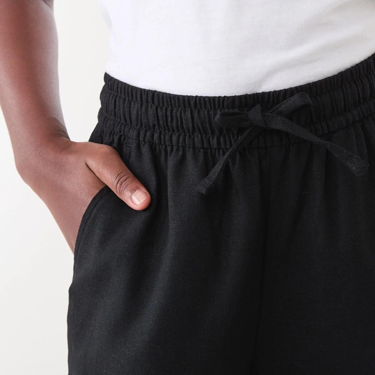 3 Wide Leg Pants BLACK, 3 of 5