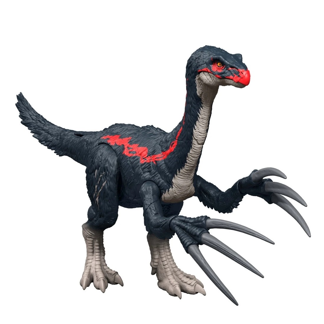 2 Jurassic World: Chaos Theory Slash 'N Roar Therizinosaurus Dinosaur Figure, 2 of 5