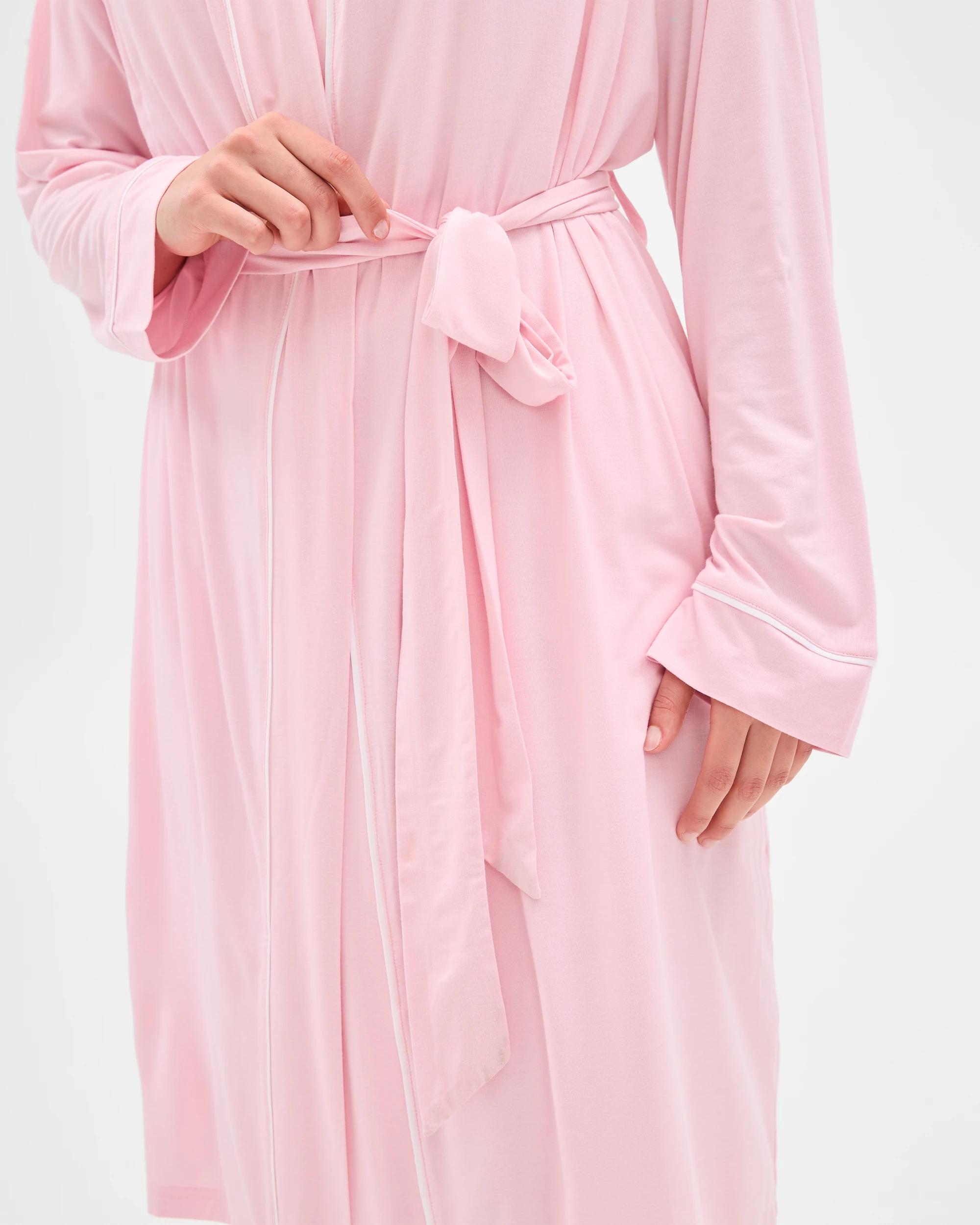 4 Target Soft Comfort Bamboo Sleep Robe PINK, 4 of 6