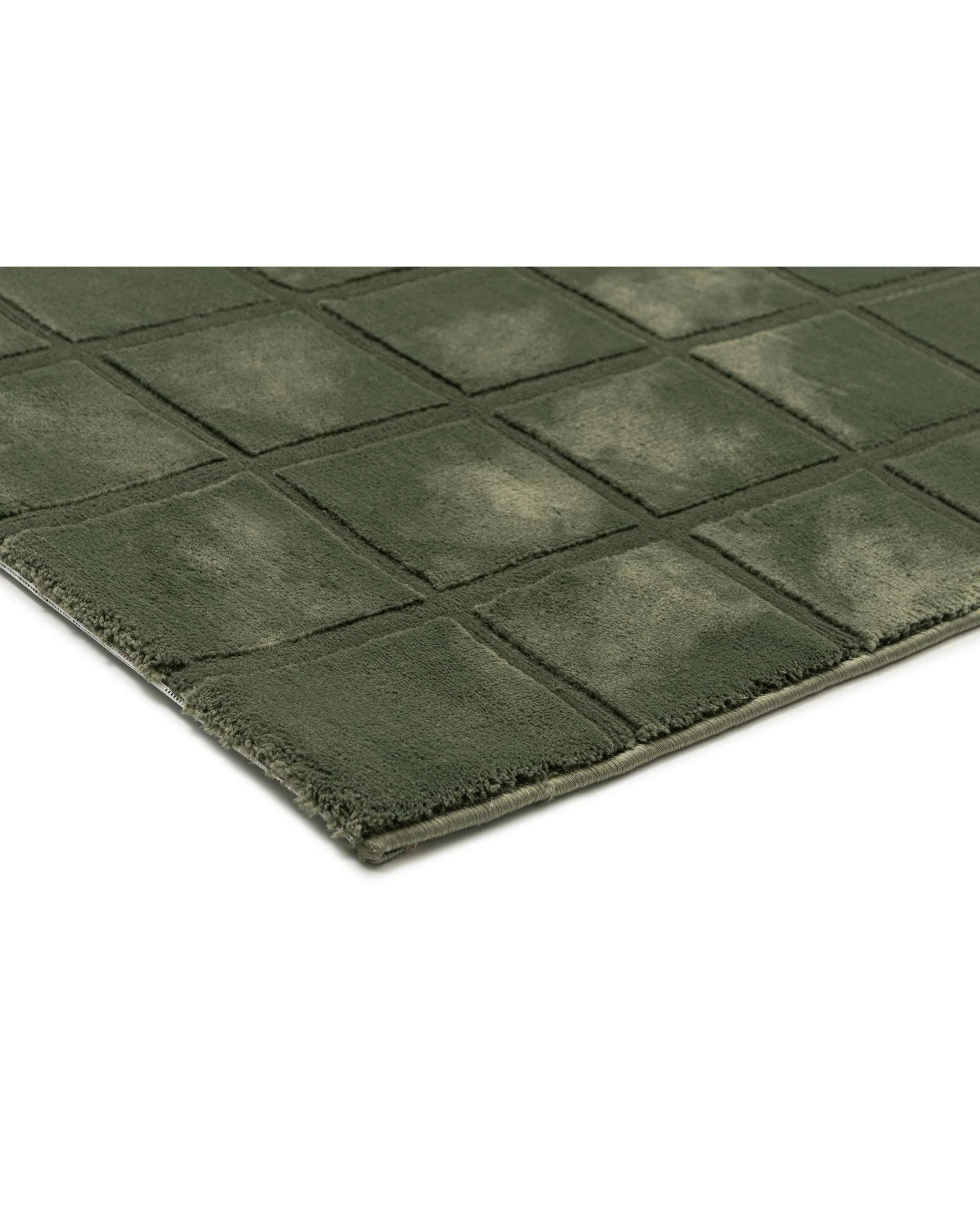 4 Loopsie Jerada Textured Moss Rug-370cm x 280cm - Green - Green, 4 of 10