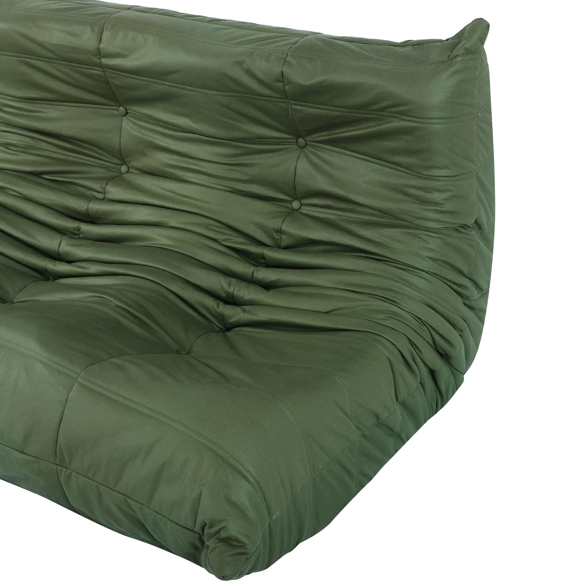 6 Levede Floor Chair Caterpillar Sofa Replica Lazy Foam Recliner Couch 3 Seater - Green, 6 of 9