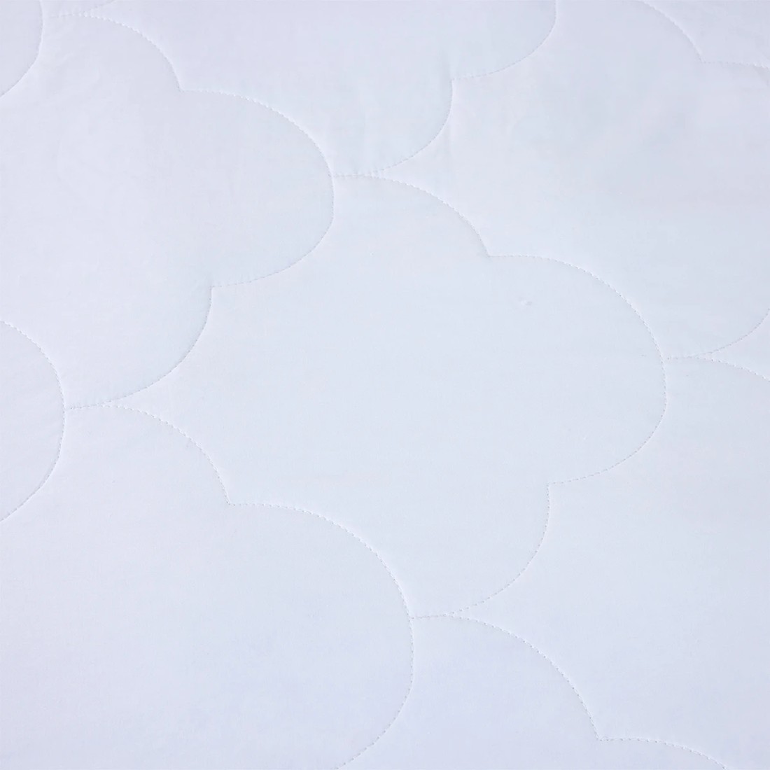 3 Cotton Filled Fitted Mattress Protector - King Bed, White, 3 of 5