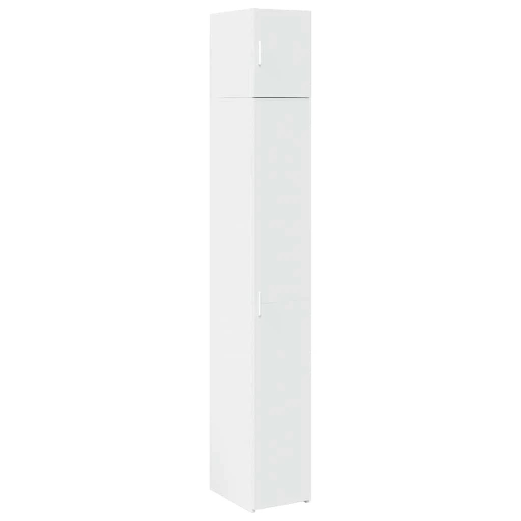 2 vidaXL Storage Cabinet with Shelves Ample Storage - White, 2 of 10
